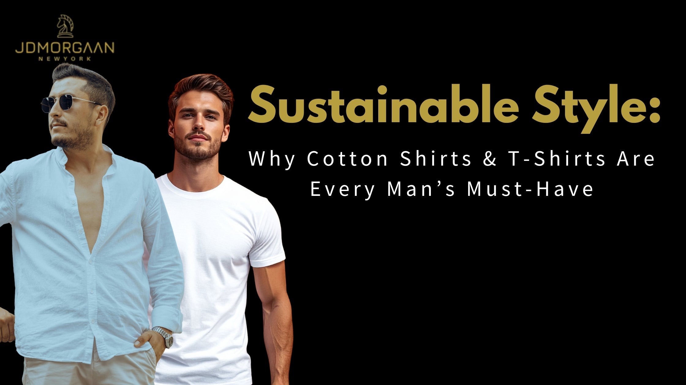 Sustainable Style: Why Cotton Shirts & T-Shirts Are Every Man’s Must-Have