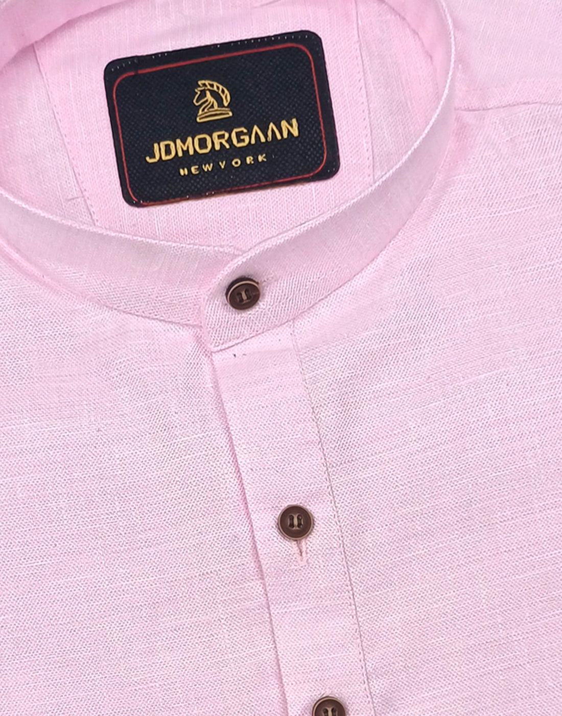 Solid Pink Colour short Kurta