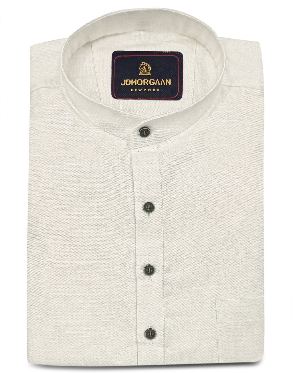 Solid Off-white Skin Colour short Kurta