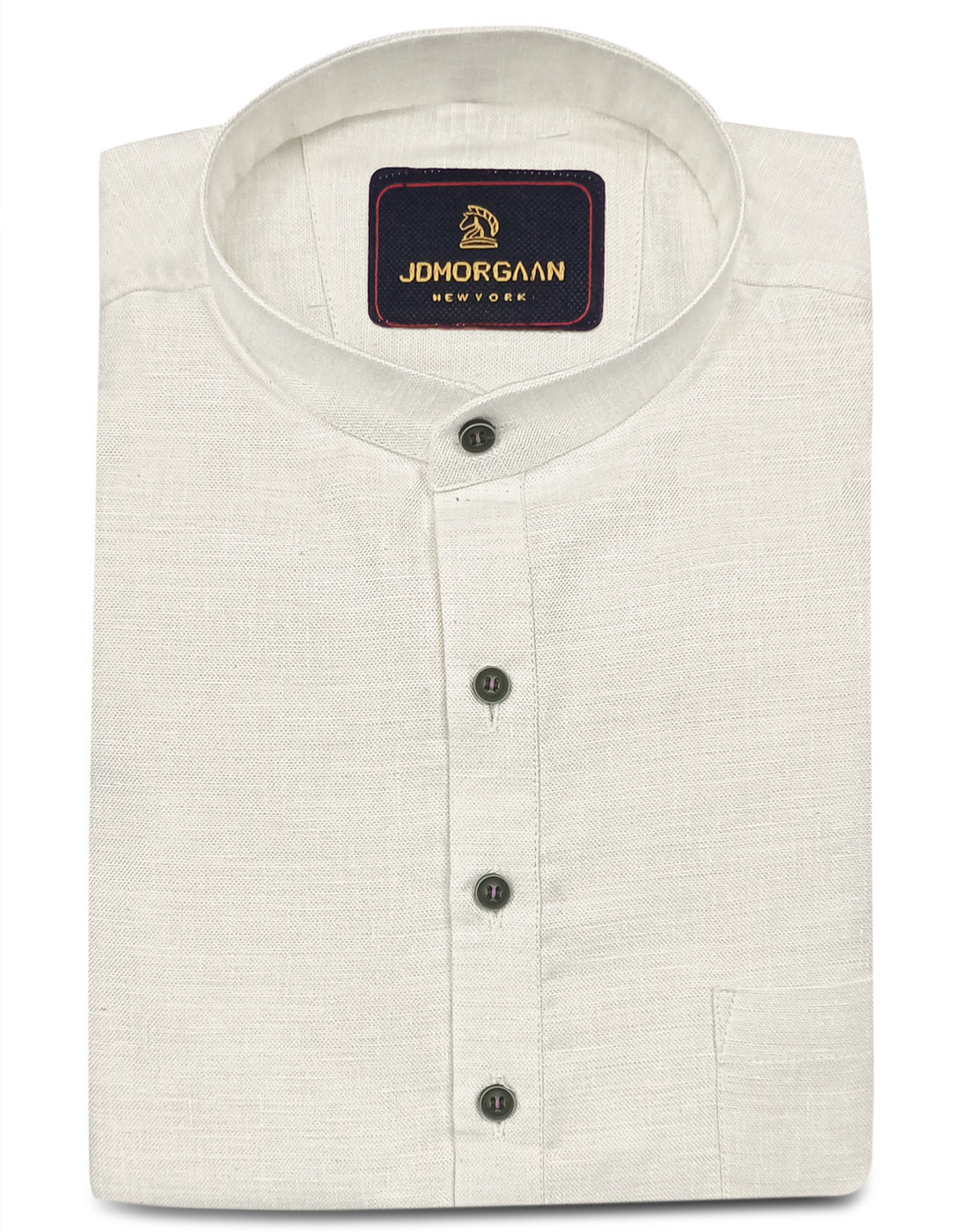 Solid Off-white Skin Colour short Kurta