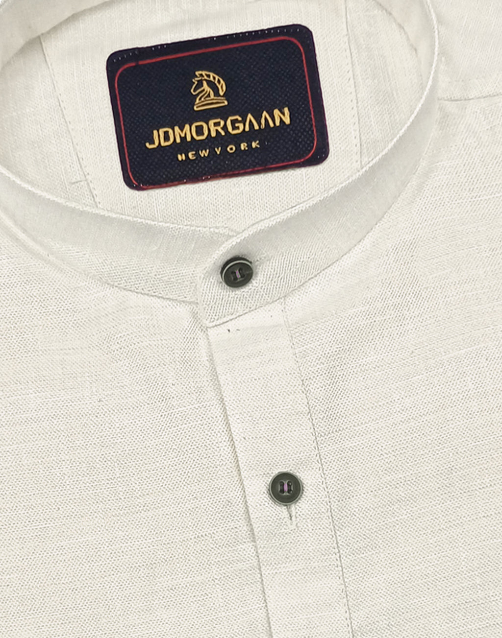 Solid Off-white Skin Colour short Kurta