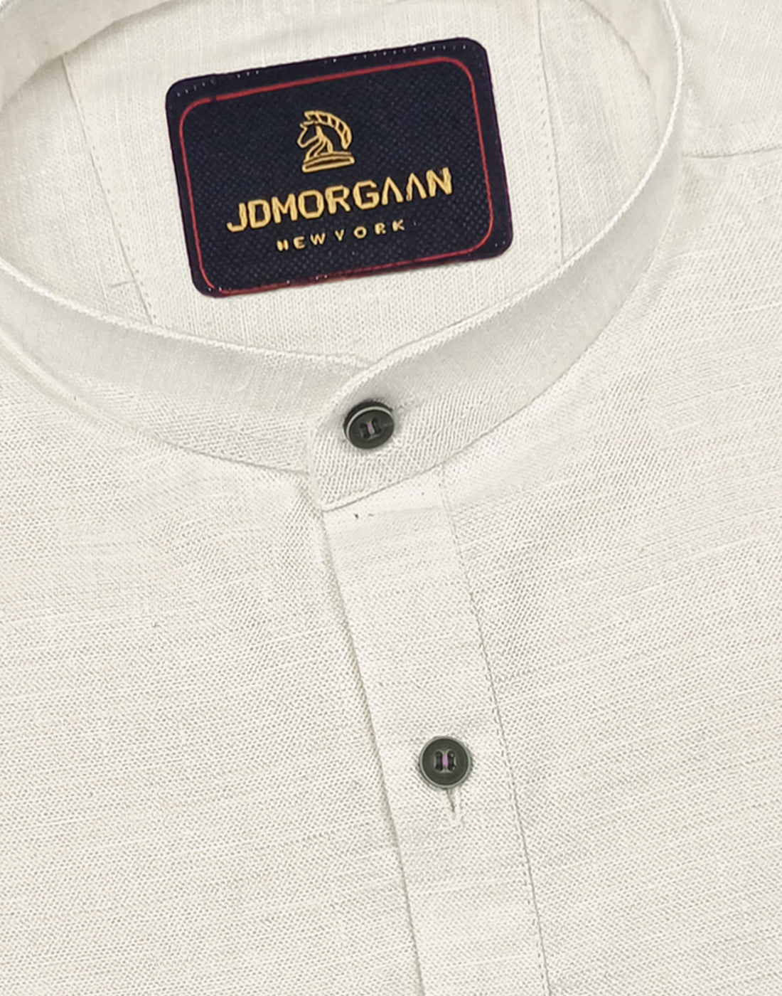 Solid Off-white Skin Colour short Kurta