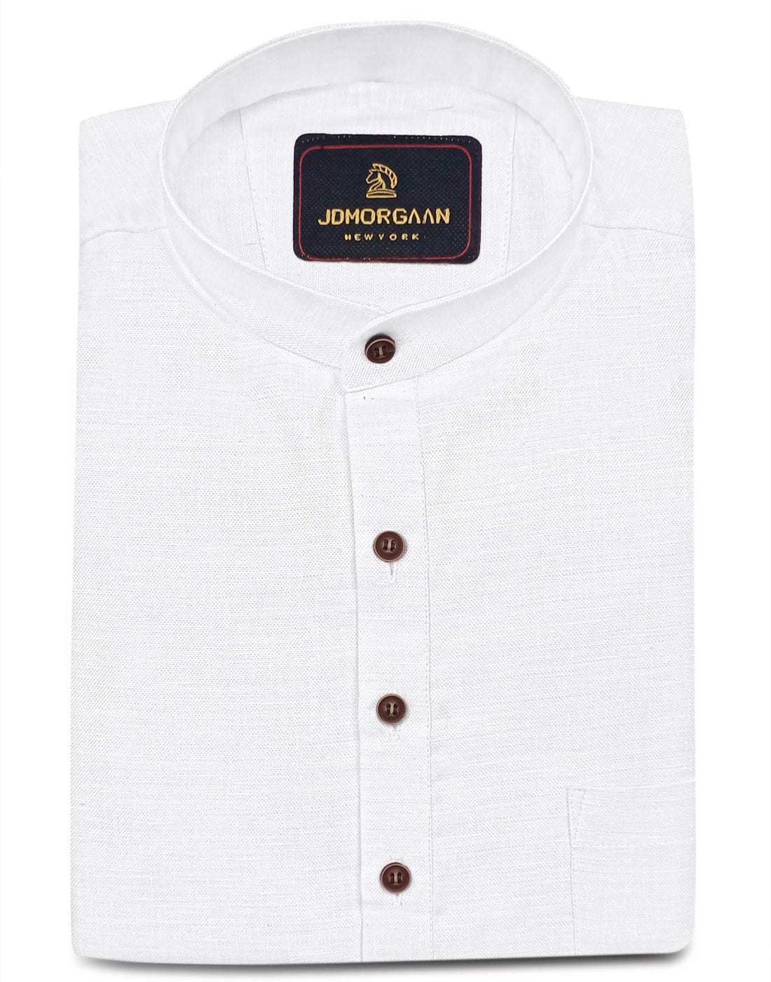 Solid white Colour short Kurta