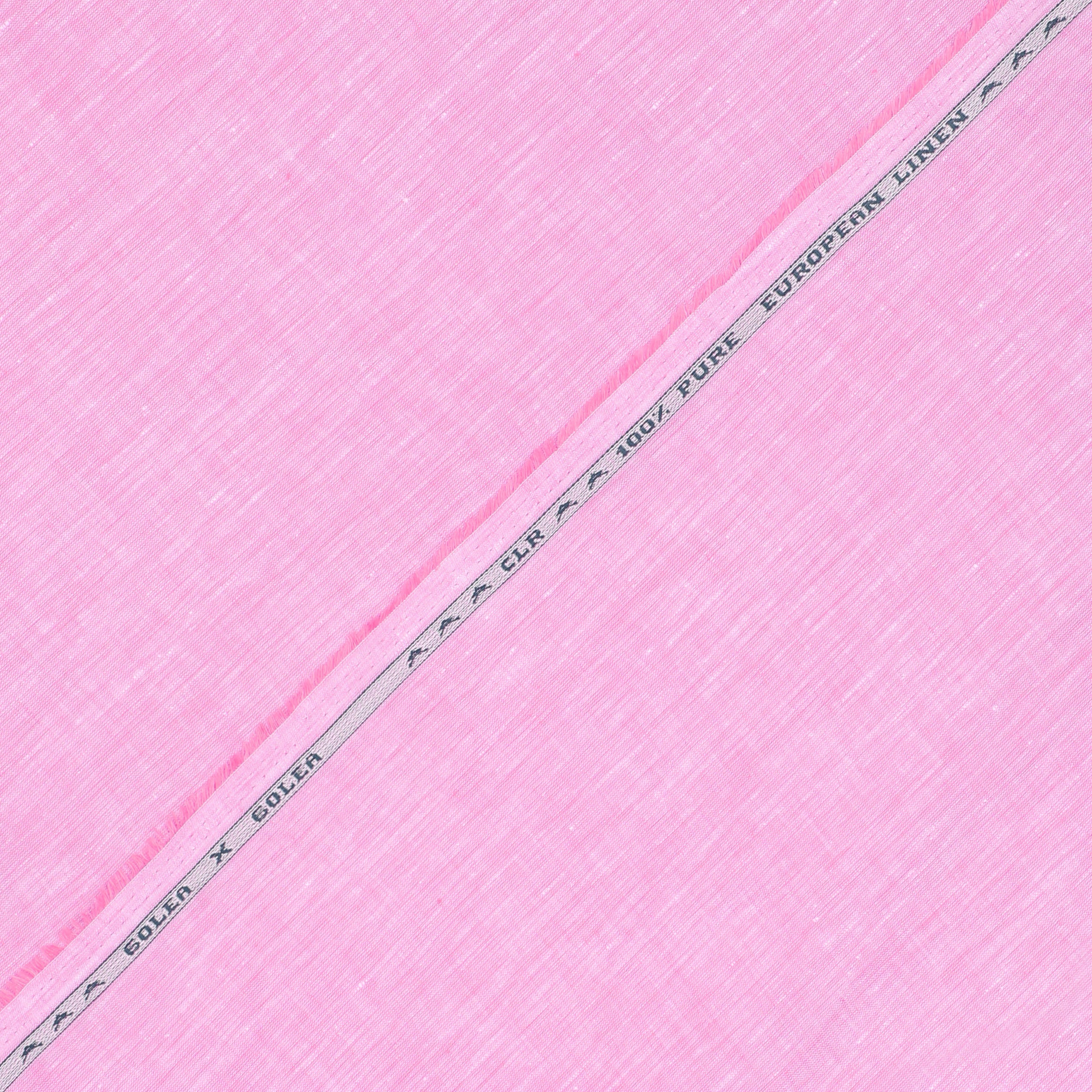 Pure 60 Lea Linen Dark Pink Color