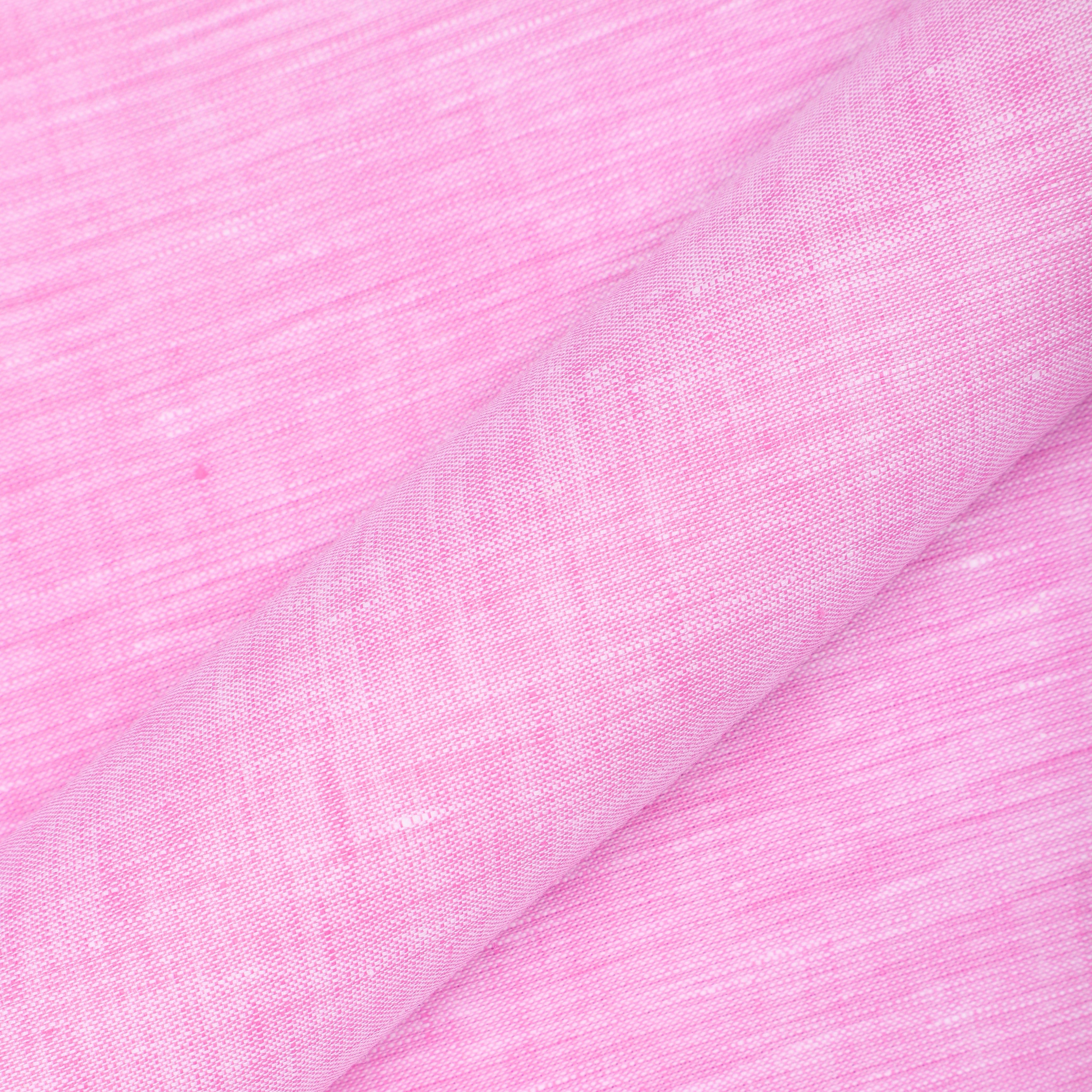 Pure 60 Lea Linen Dark Pink Color
