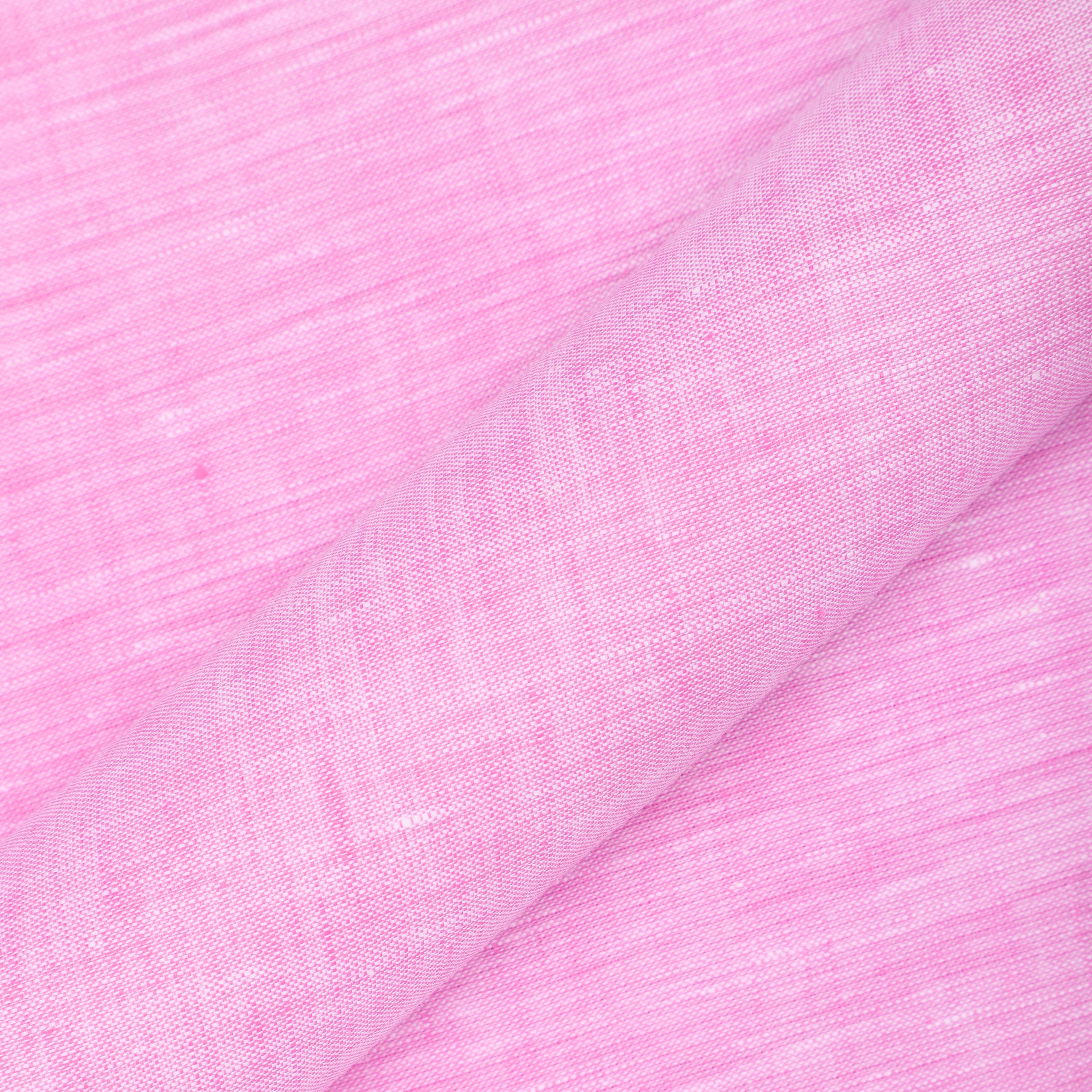 Pure 60 Lea Linen Dark Pink Color