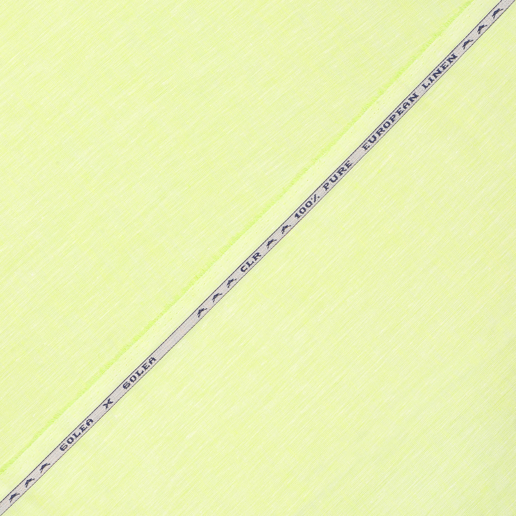 Pure 60 Lea Linen Lemon yellow Color
