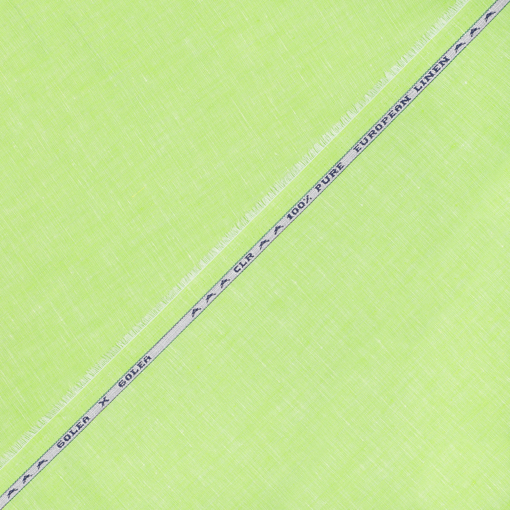 Pure 60 Lea Linen Lime Green Color