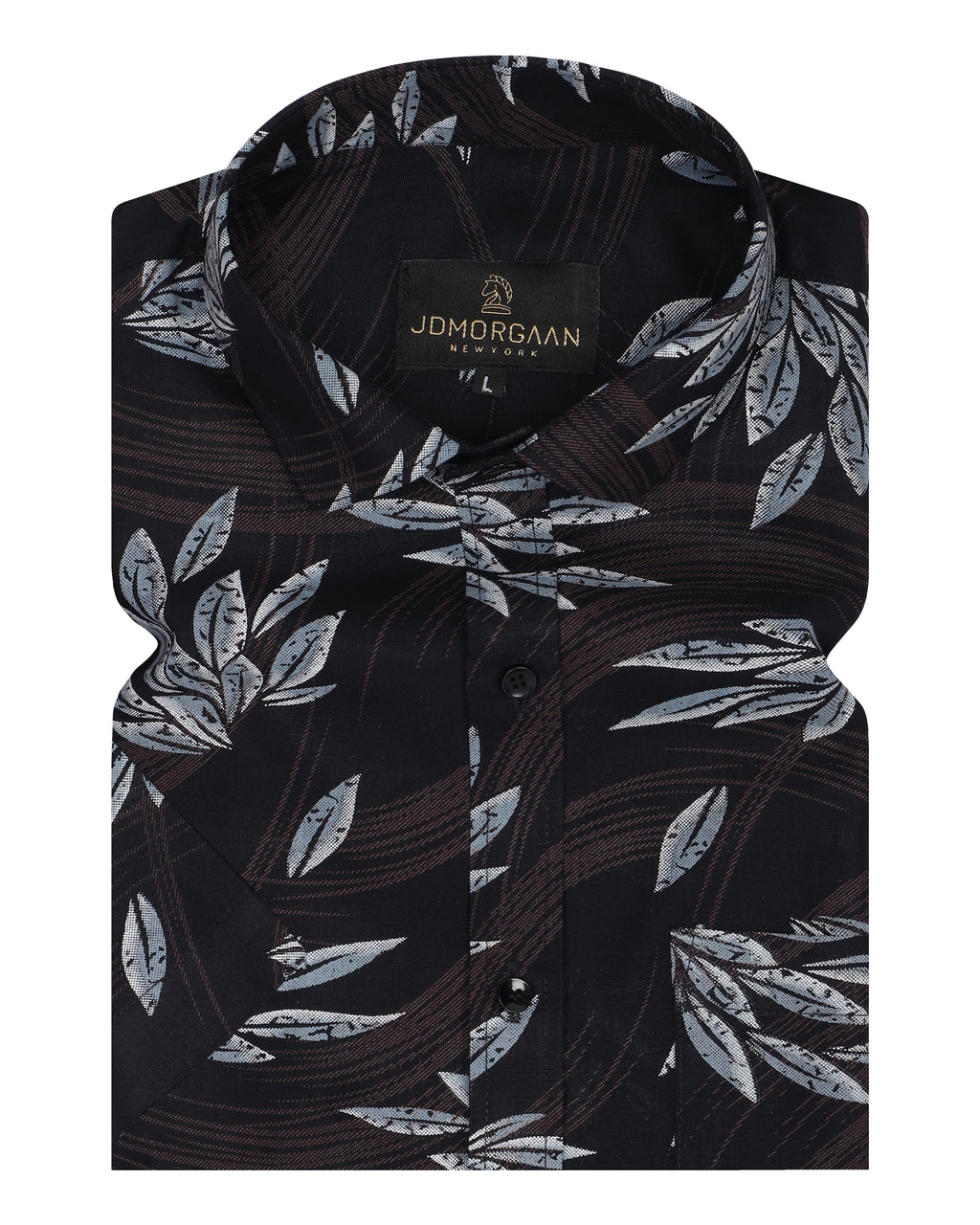Half Sleeve's Black Floral print