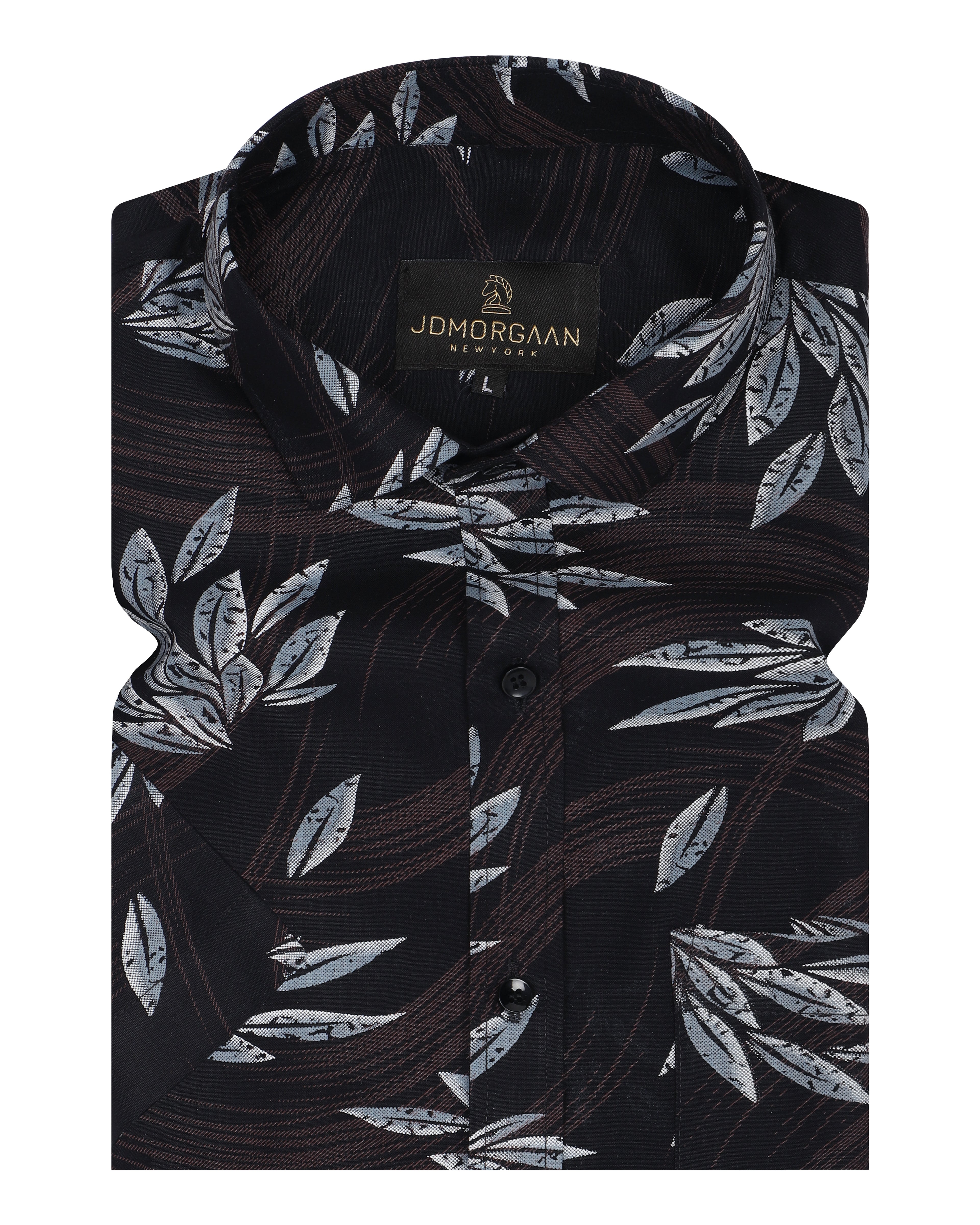 Half Sleeve's Black Floral print