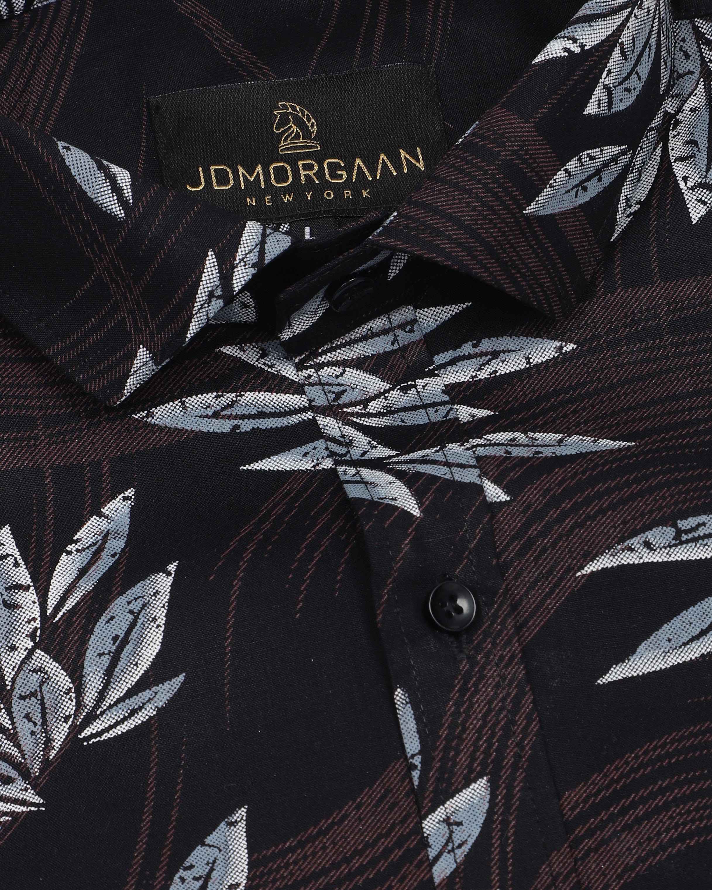 Half Sleeve's Black Floral print