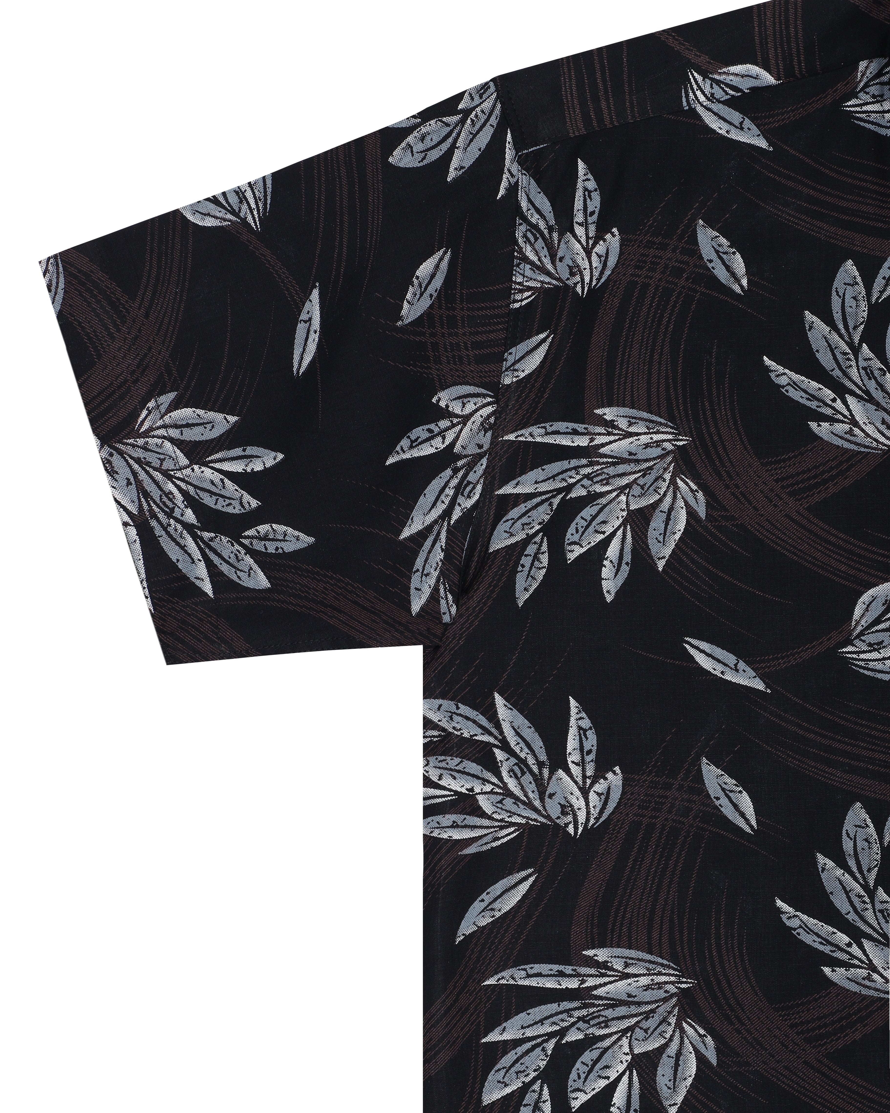 Half Sleeve's Black Floral print