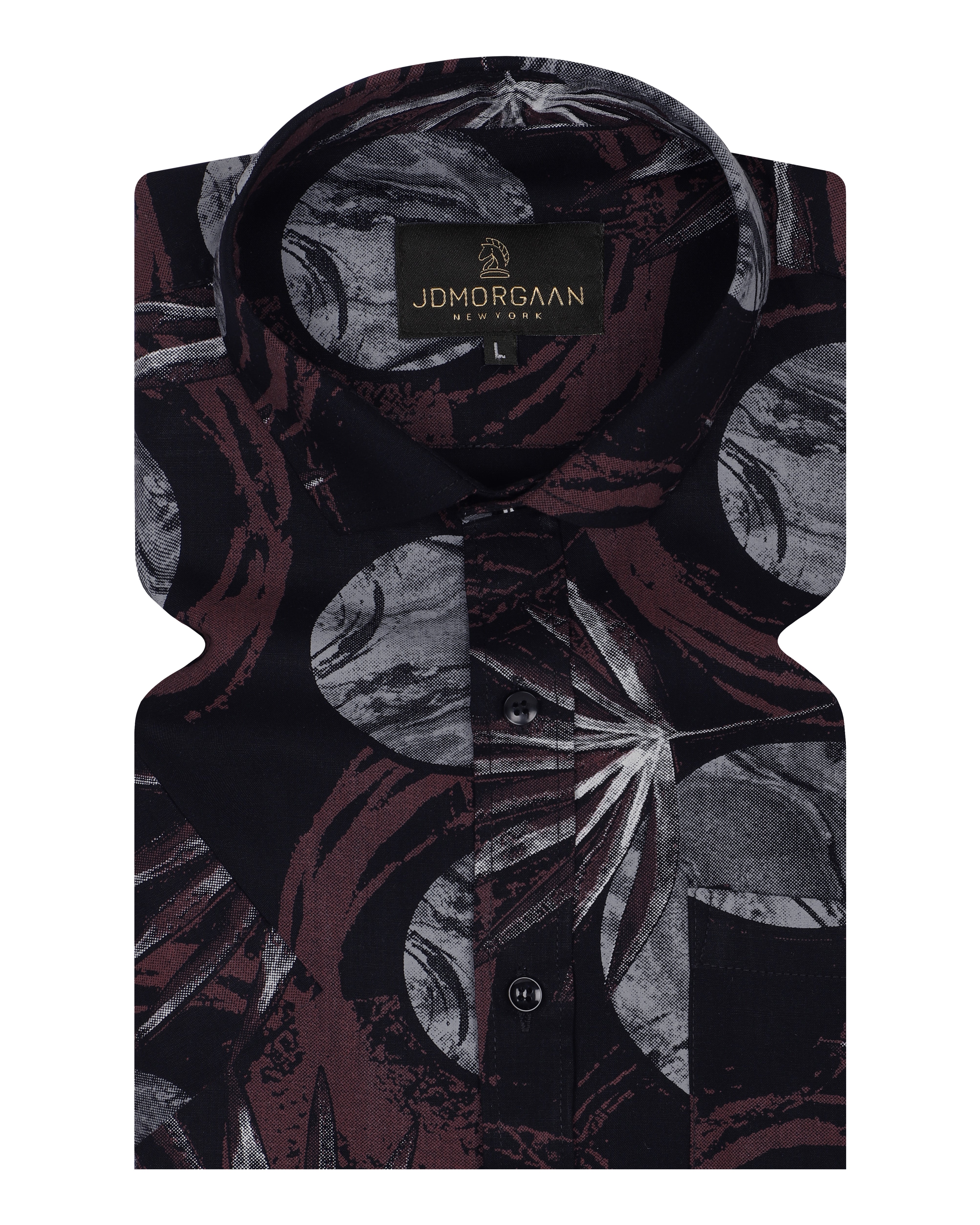 Half Sleeve's Black Floral print