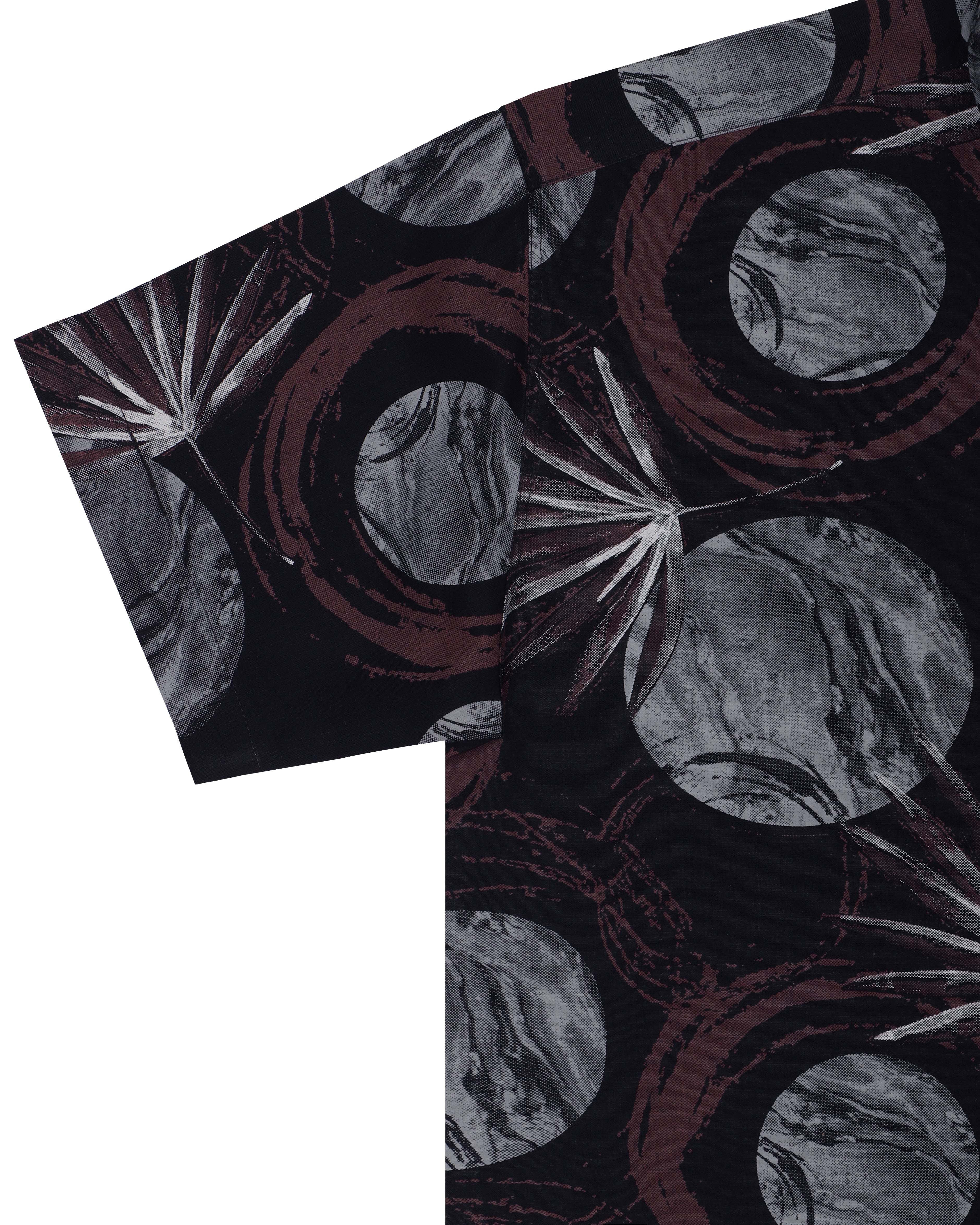 Half Sleeve's Black Floral print