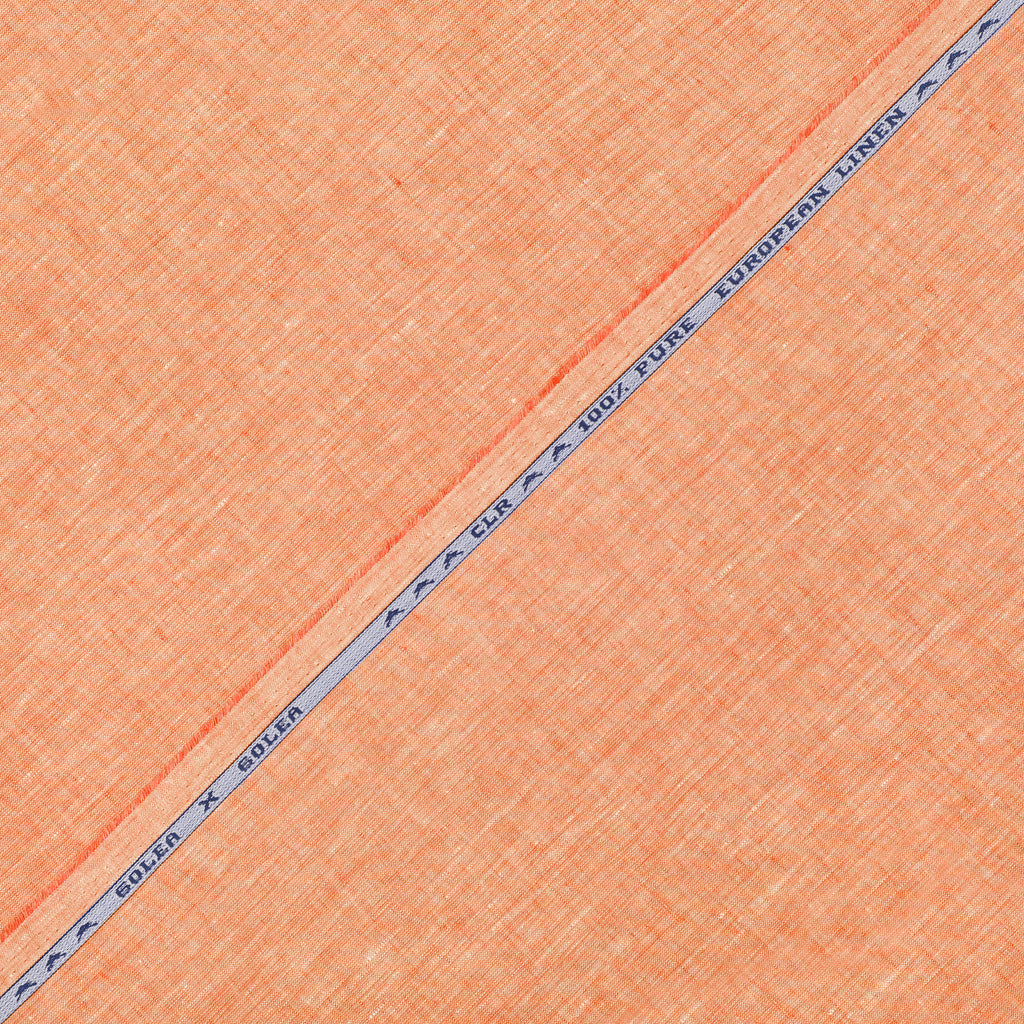 Pure 60 Lea Linen Orange Salmon Color