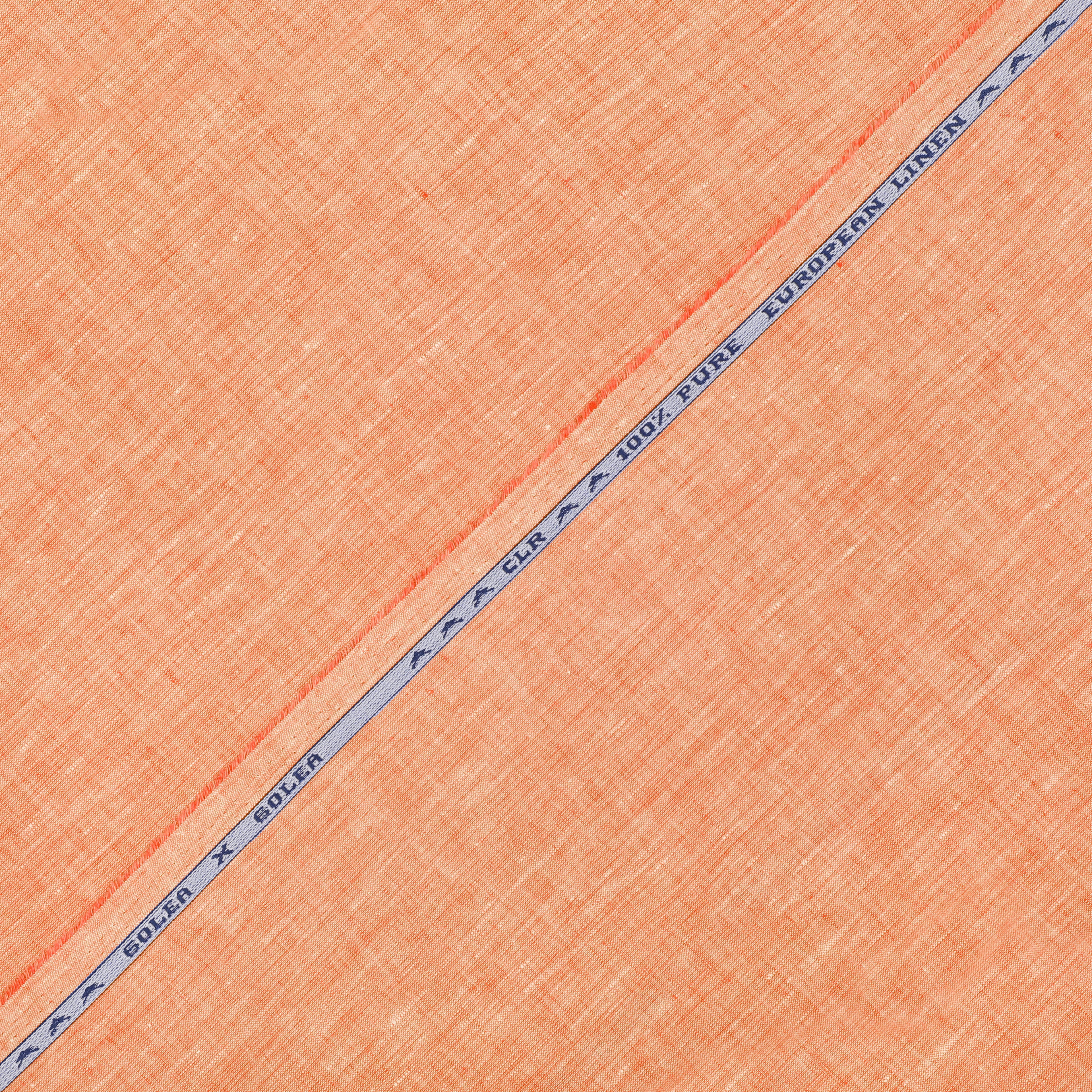 Pure 60 Lea Linen Orange Salmon Color