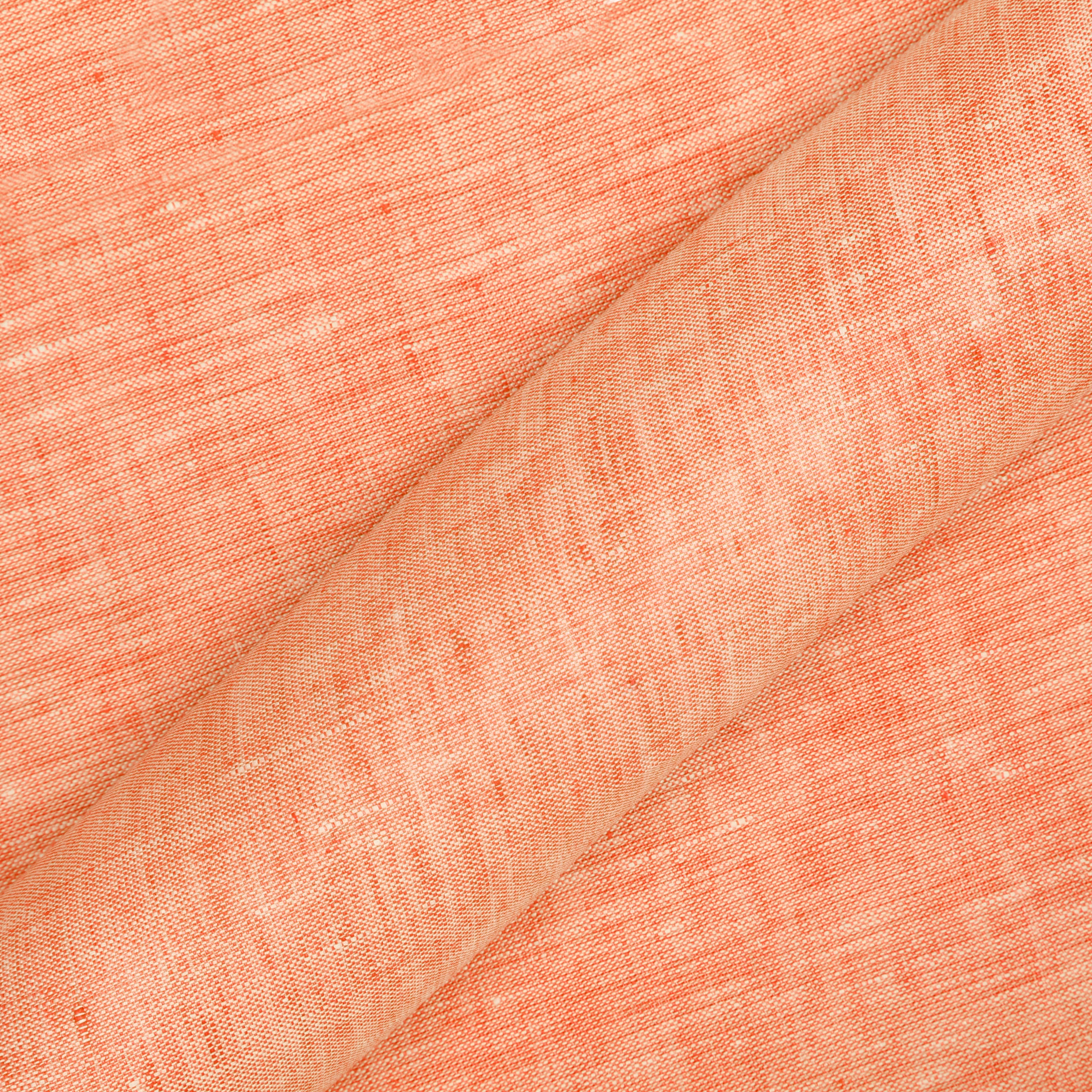 Pure 60 Lea Linen Orange Salmon Color