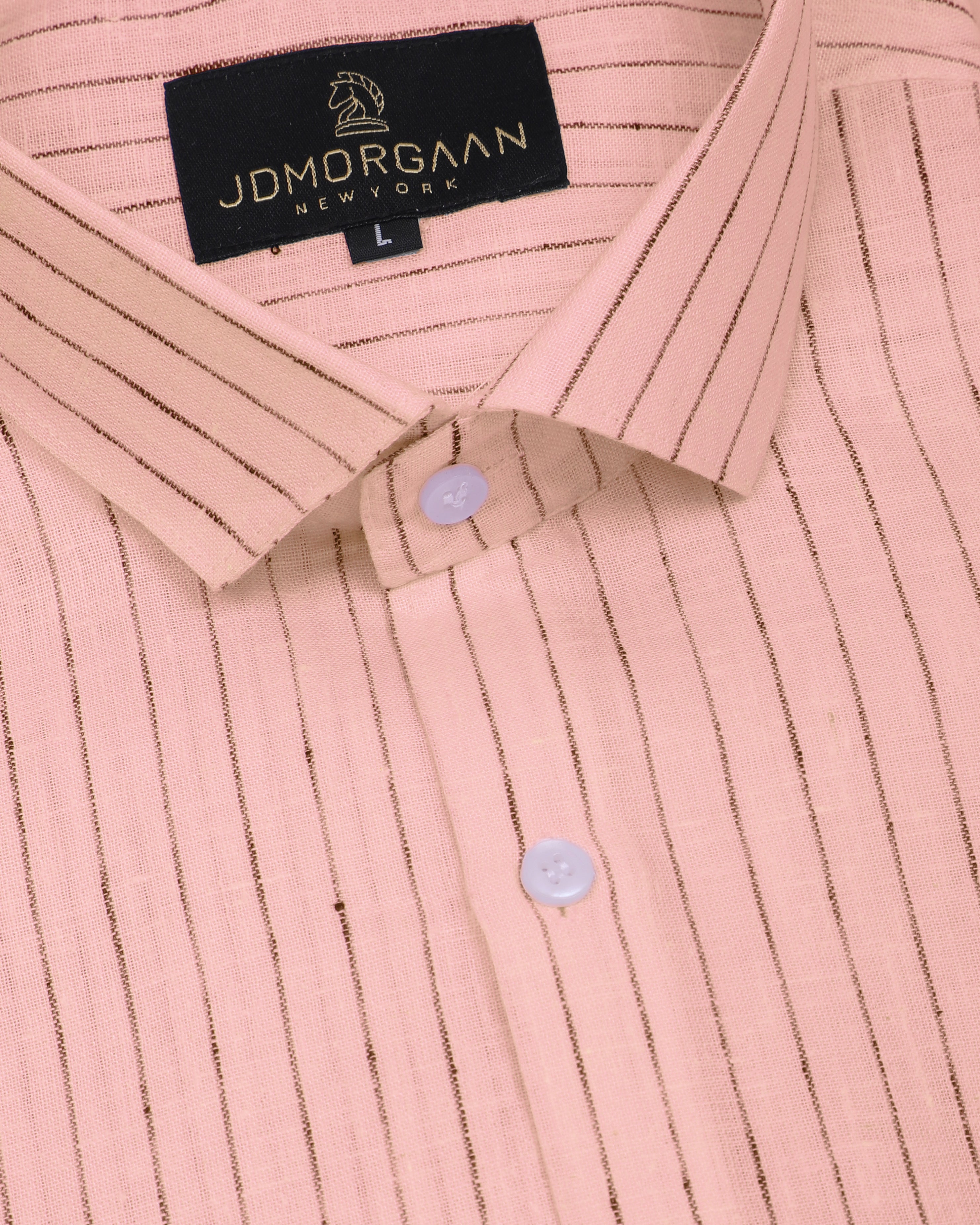 Cantaloupe Lining Premium Cotton Shirt