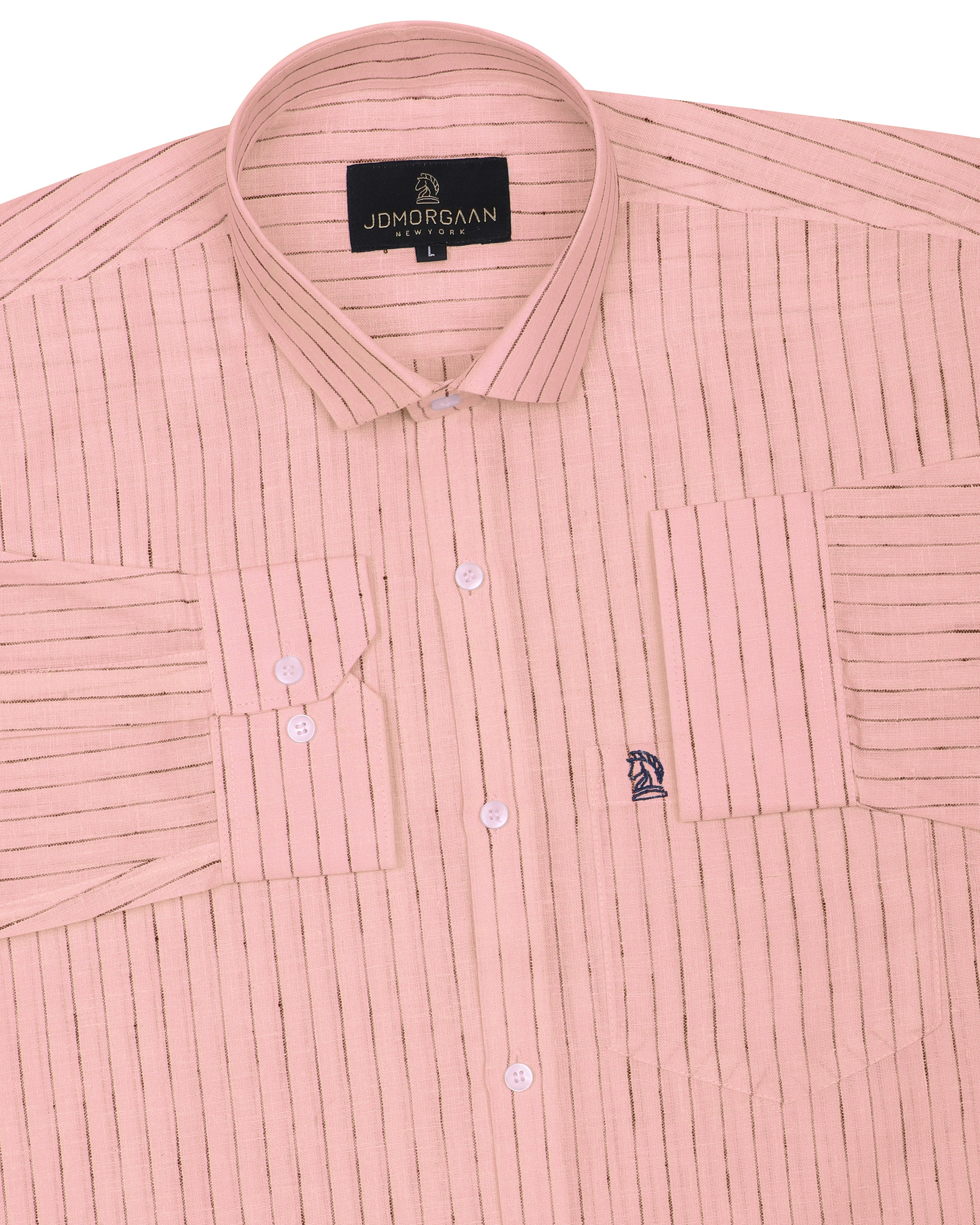 Cantaloupe Lining Premium Cotton Shirt