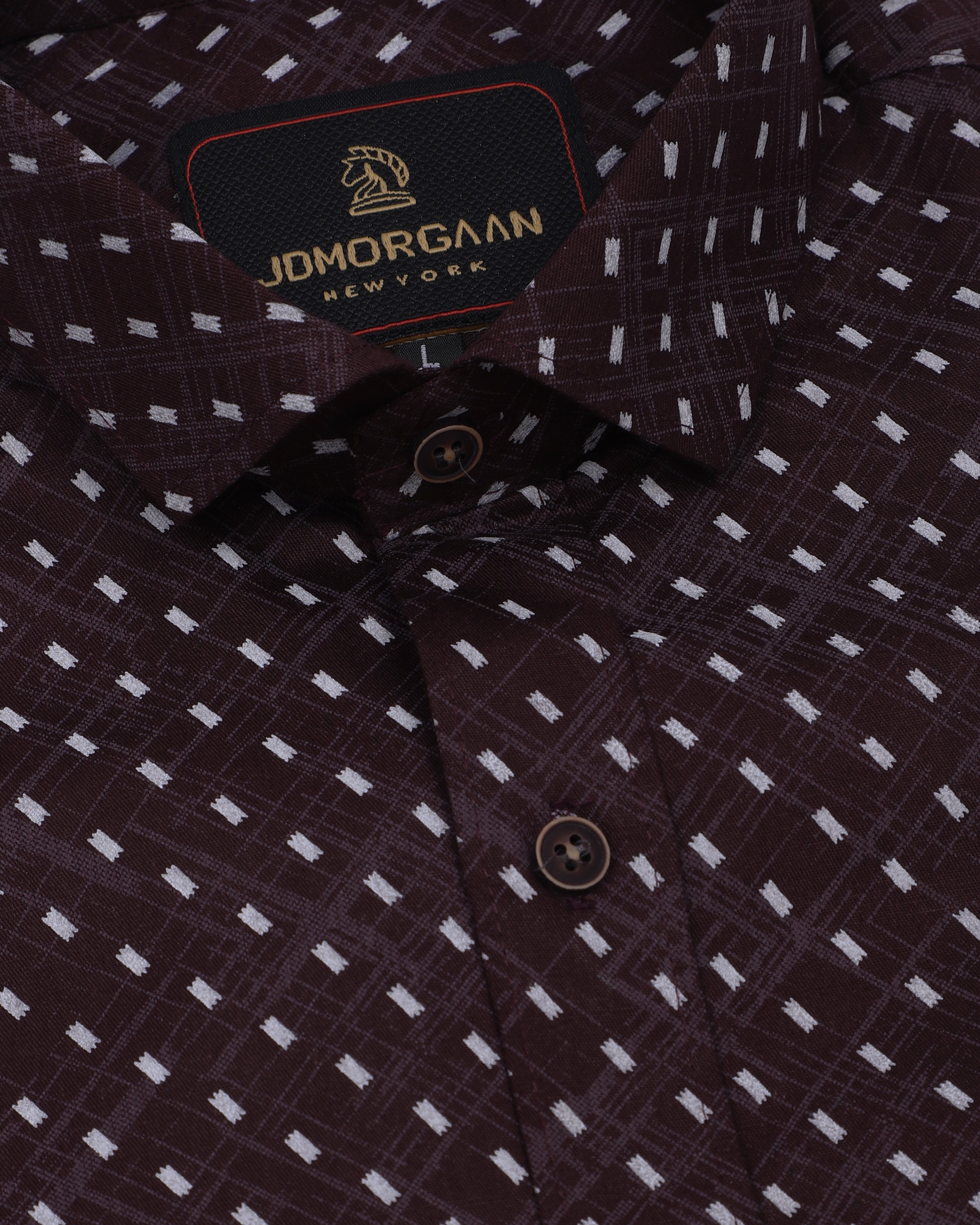 Chocolaty Print Premium Cotton Shirt