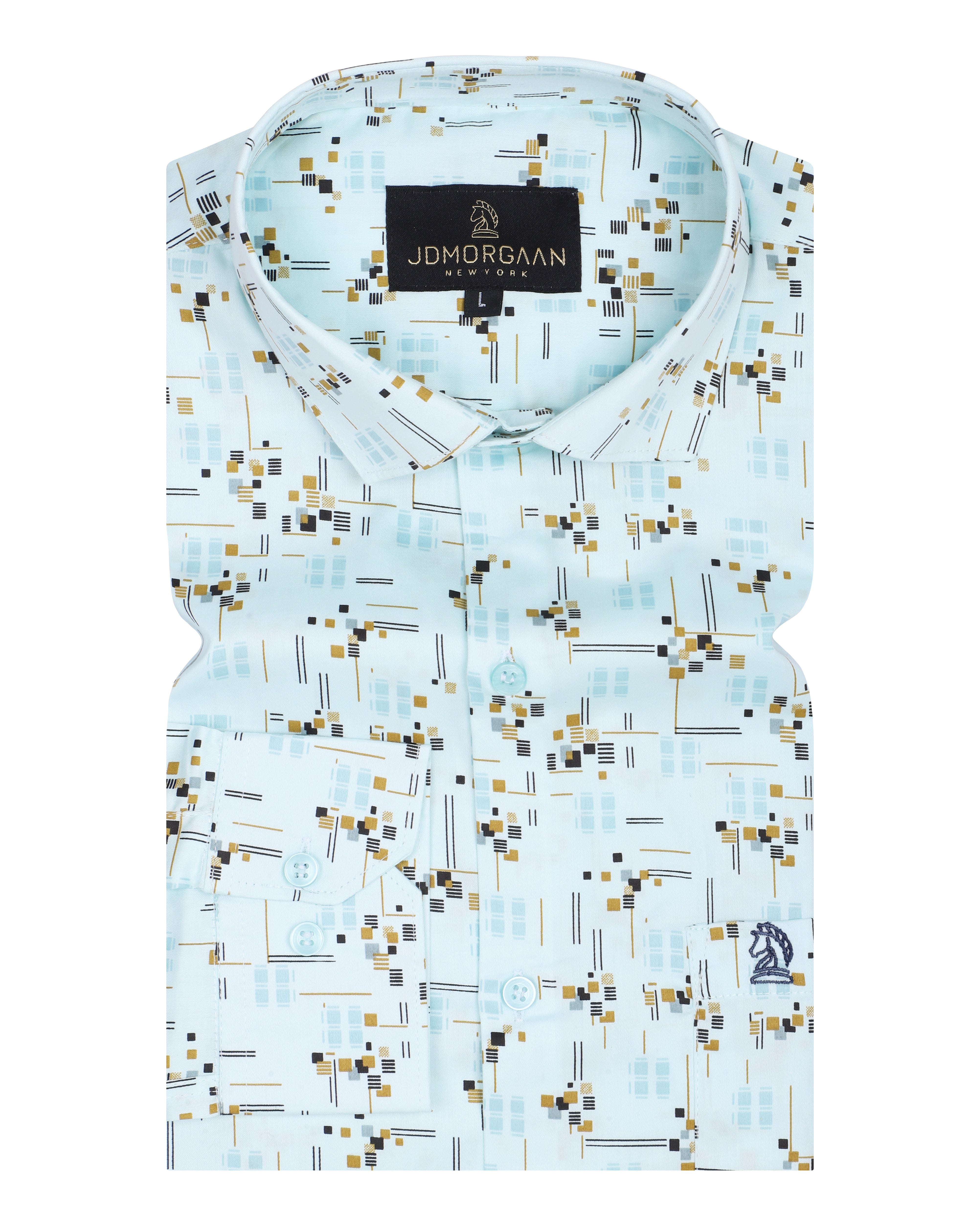 Fancy Digital Light Print Premium Cotton Shirt