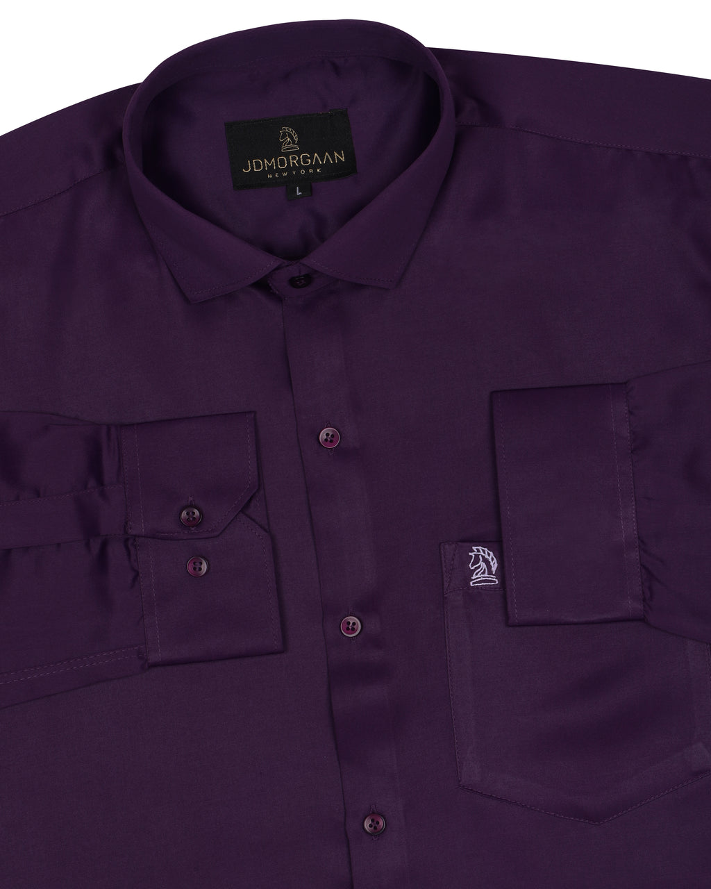 Pure Blackberry Premium Pure Cotton Shirt