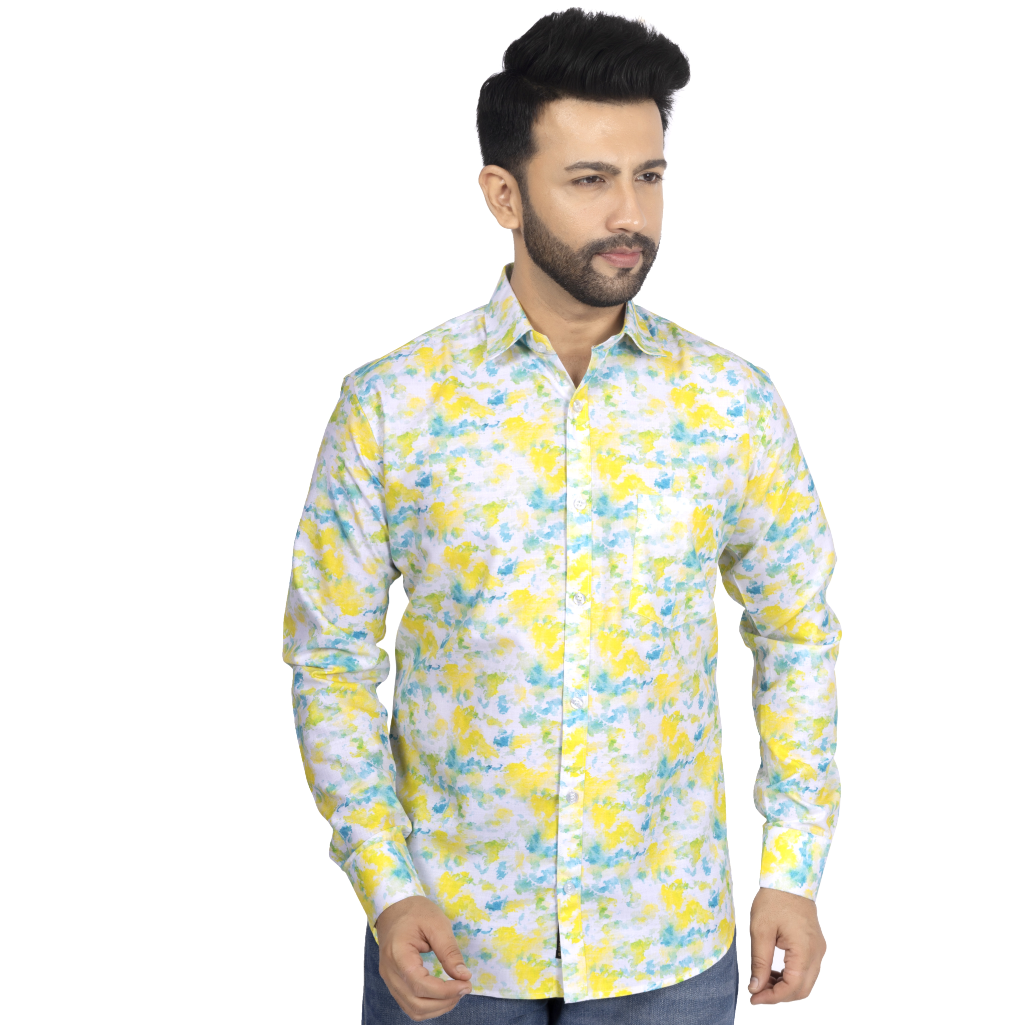 Vibrant Abstract Floral Print