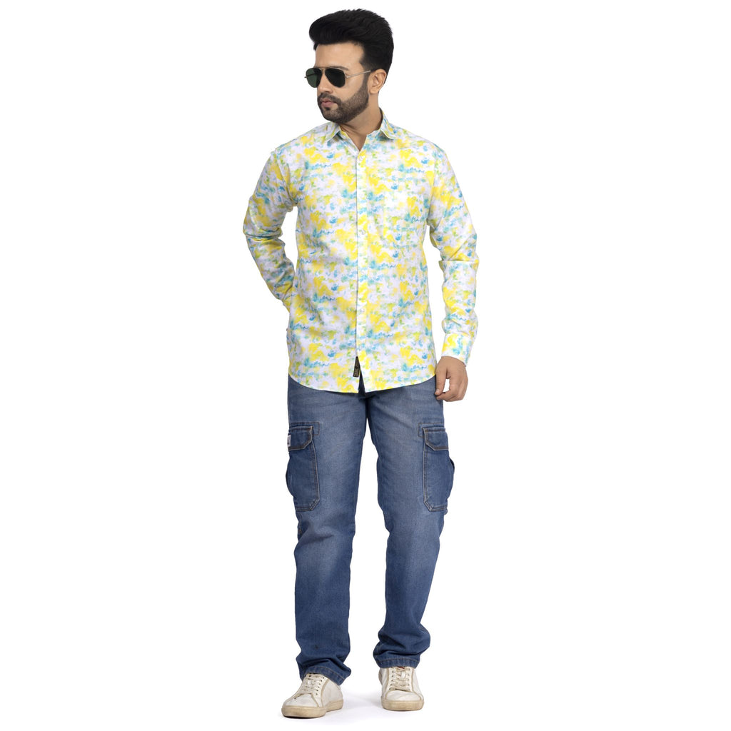 Vibrant Abstract Floral Print