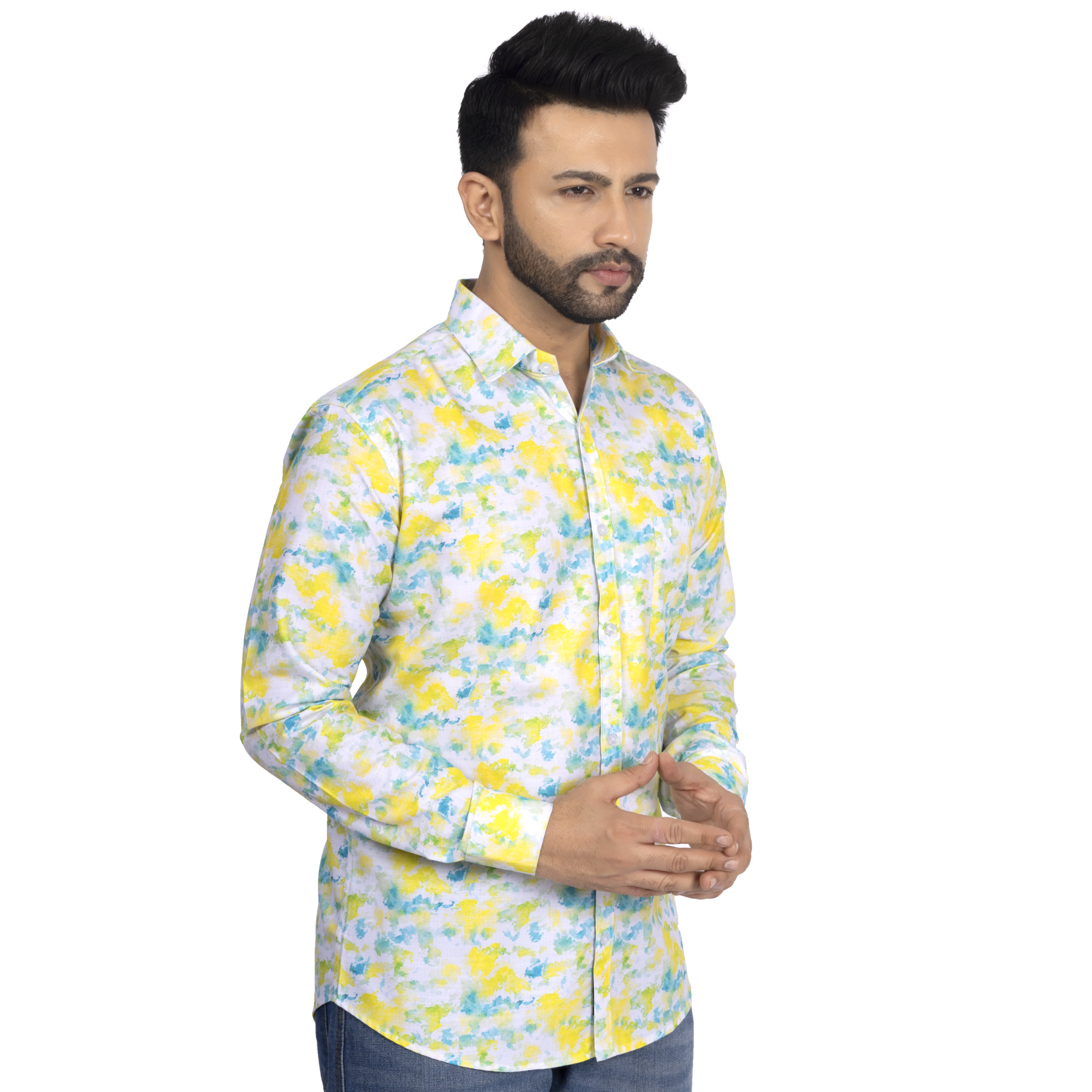 Vibrant Abstract Floral Print