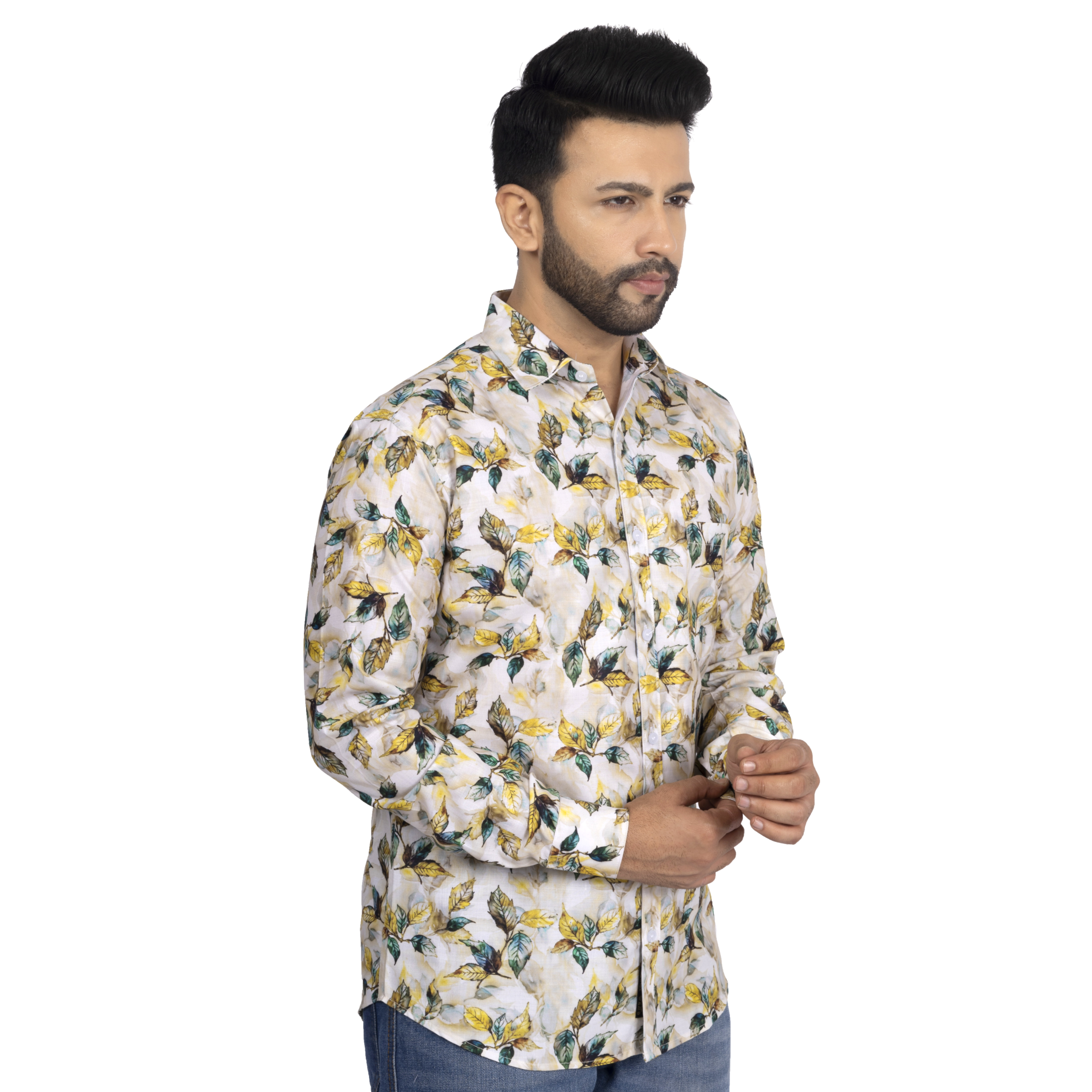 Light beige Floral Print