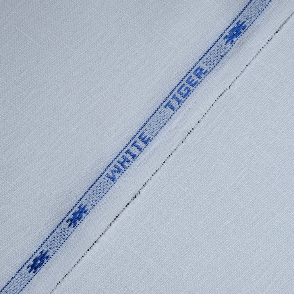 White Tiger Suiting Fabric