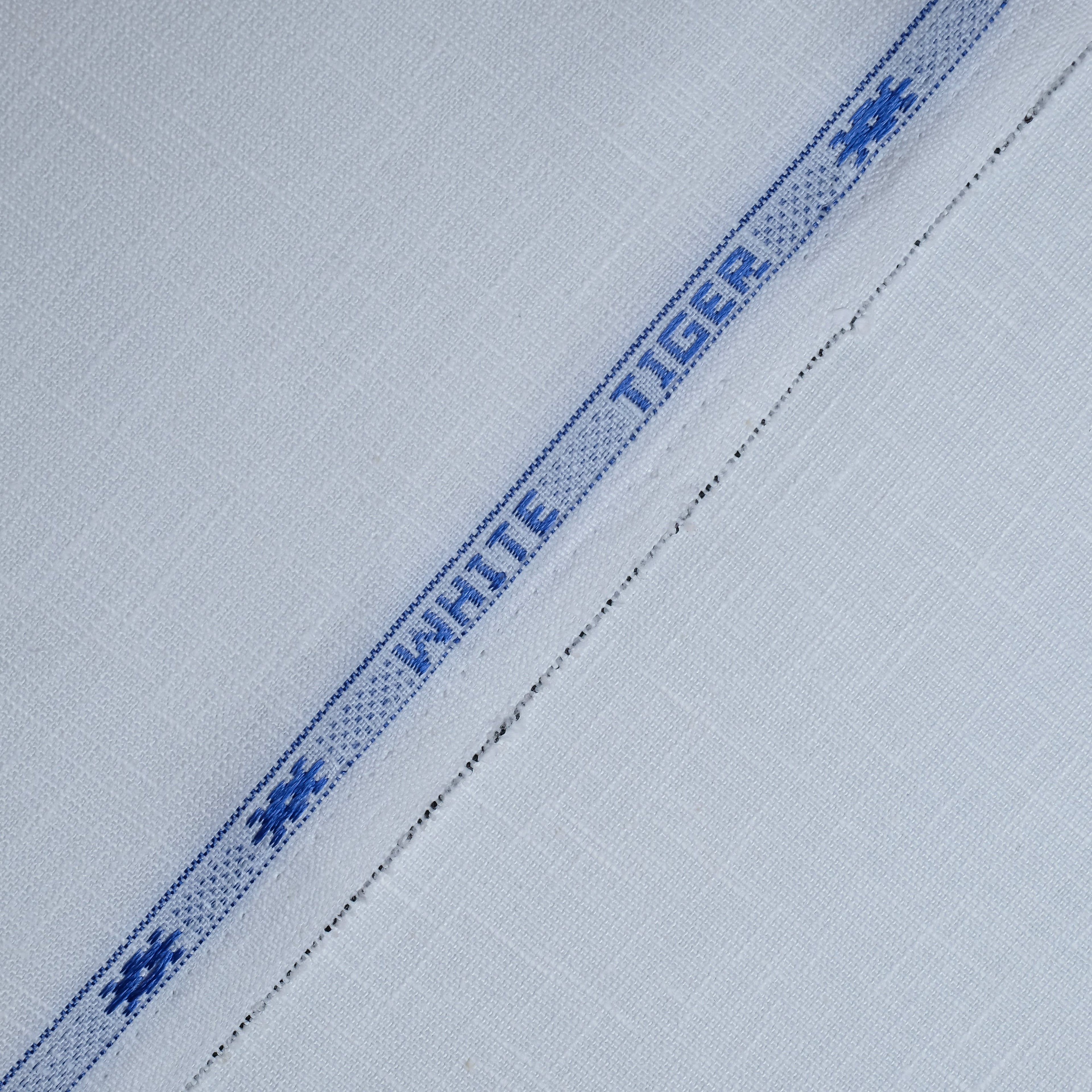 White Tiger Suiting Fabric