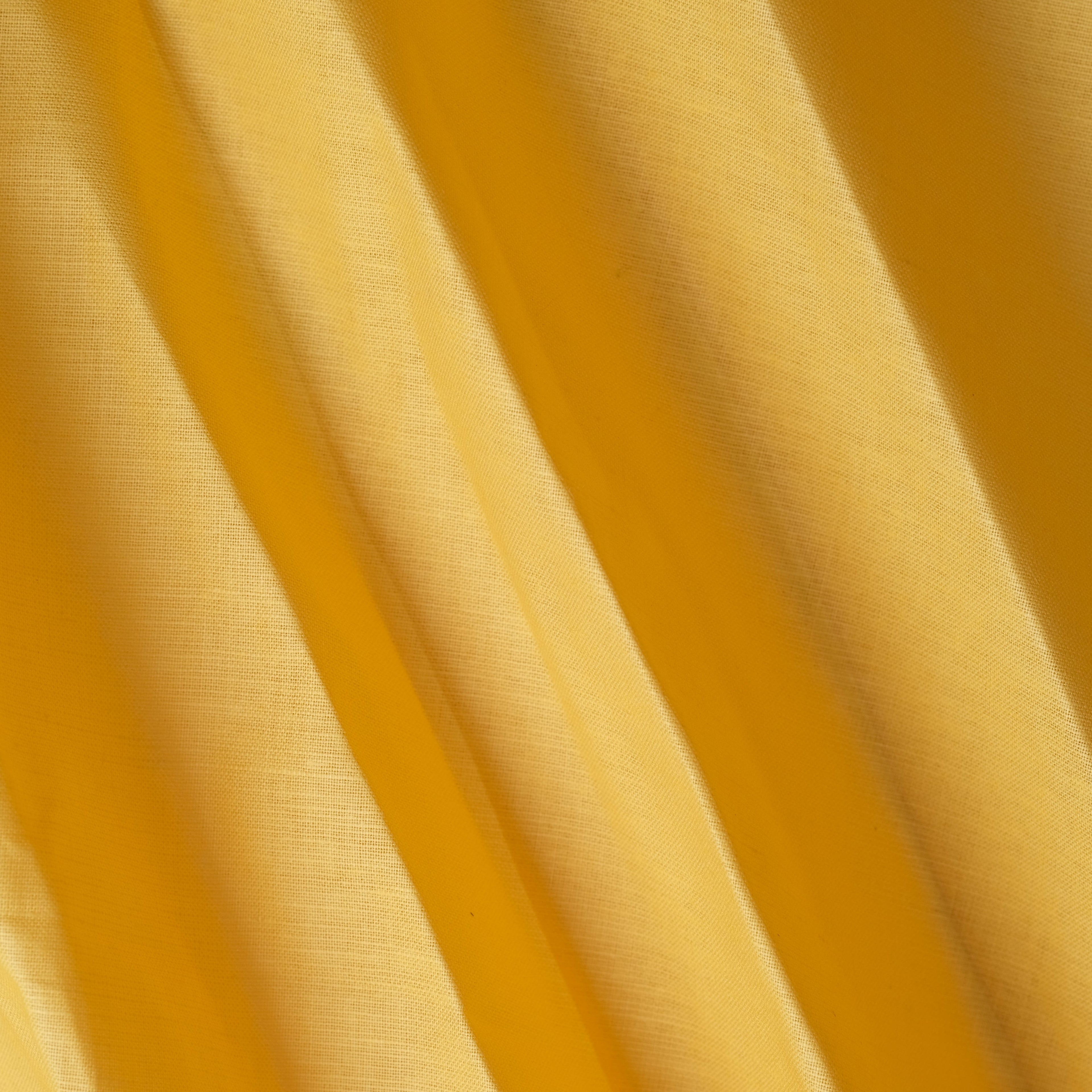 Light Yellow 100%  Paper Cotton Fabric, Minister Look