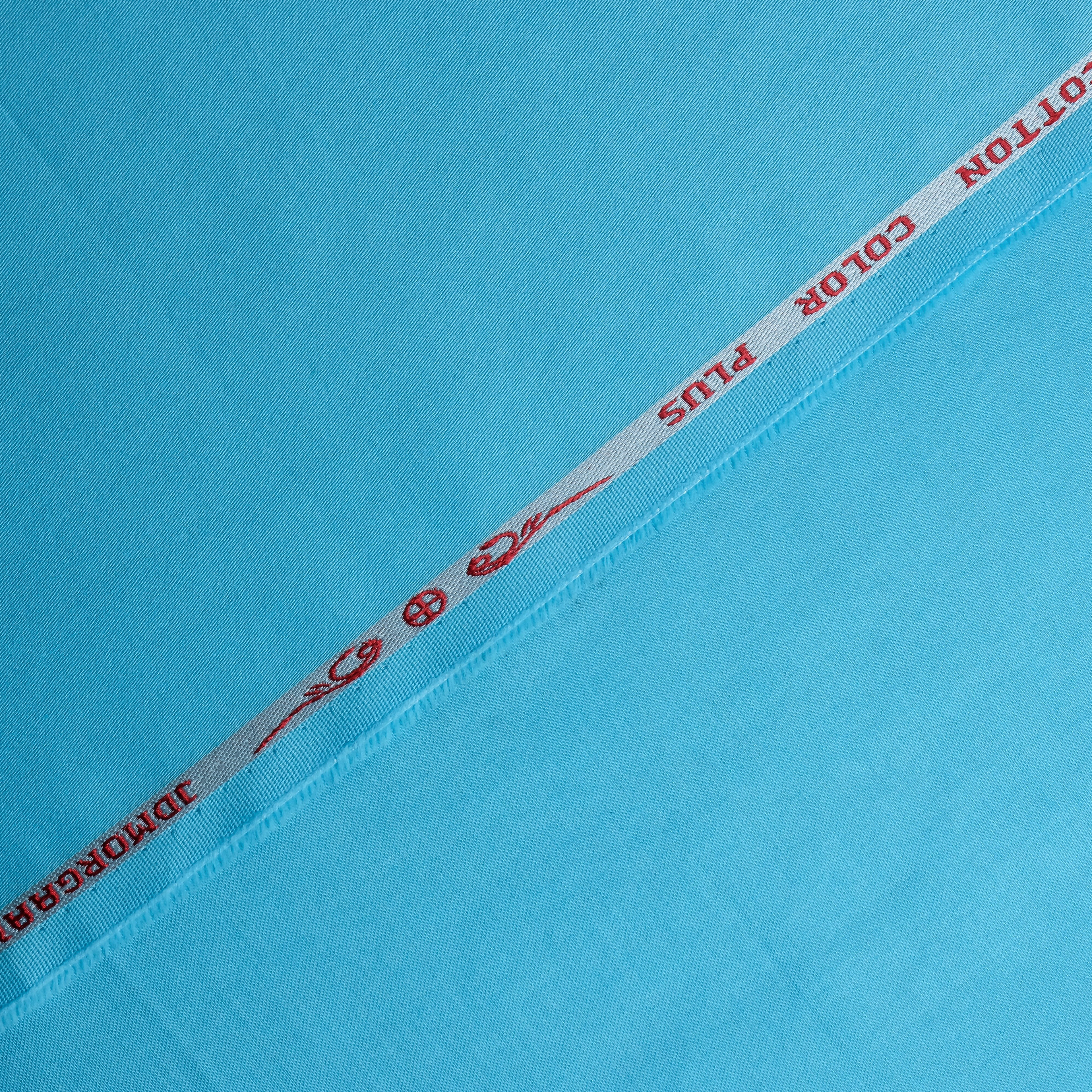 Light Blue 100% Pure Egyptian Giza Cotton Plain Fabric