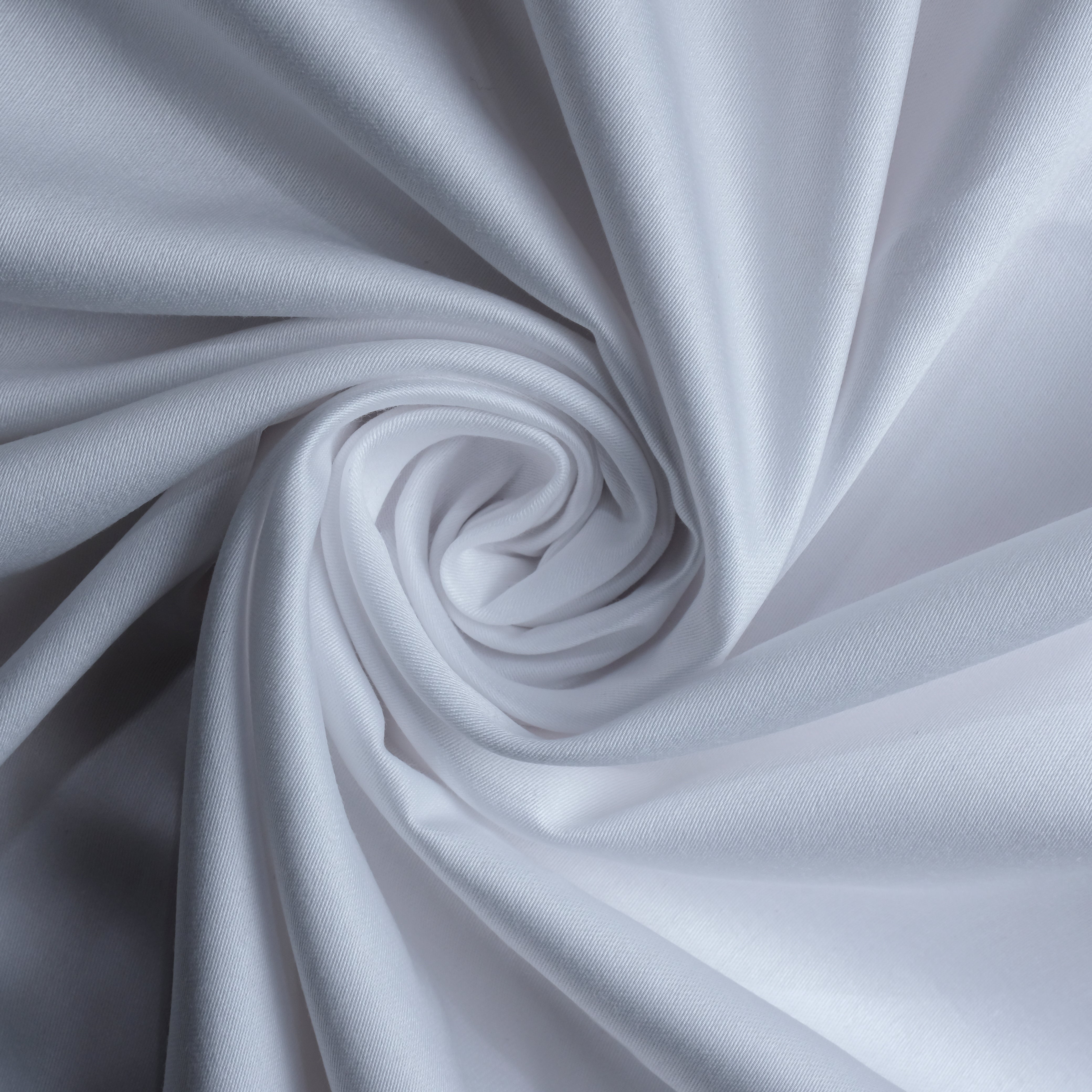 White 100% Pure Egyptian Giza Cotton Plain Fabric
