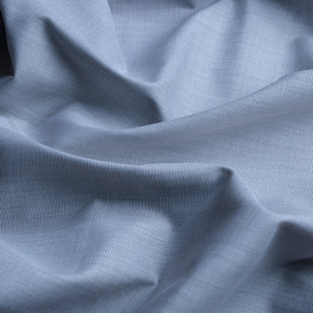 Silver Lightsteel Blue 100% Pure Egyptian FilaFil Cotton plain Fabric