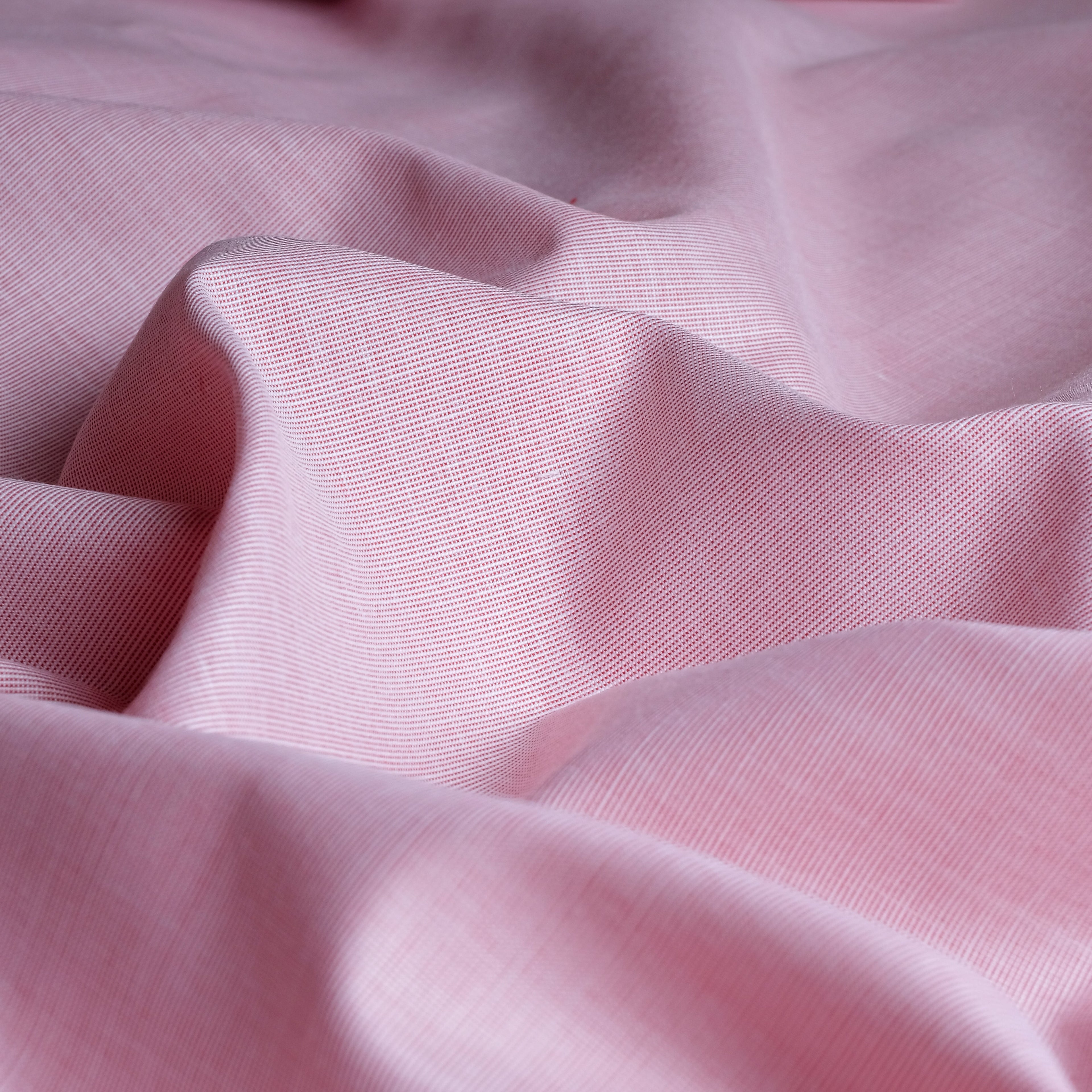 Light Pink 100% Pure Egyptian FilaFil Cotton Plain Fabric