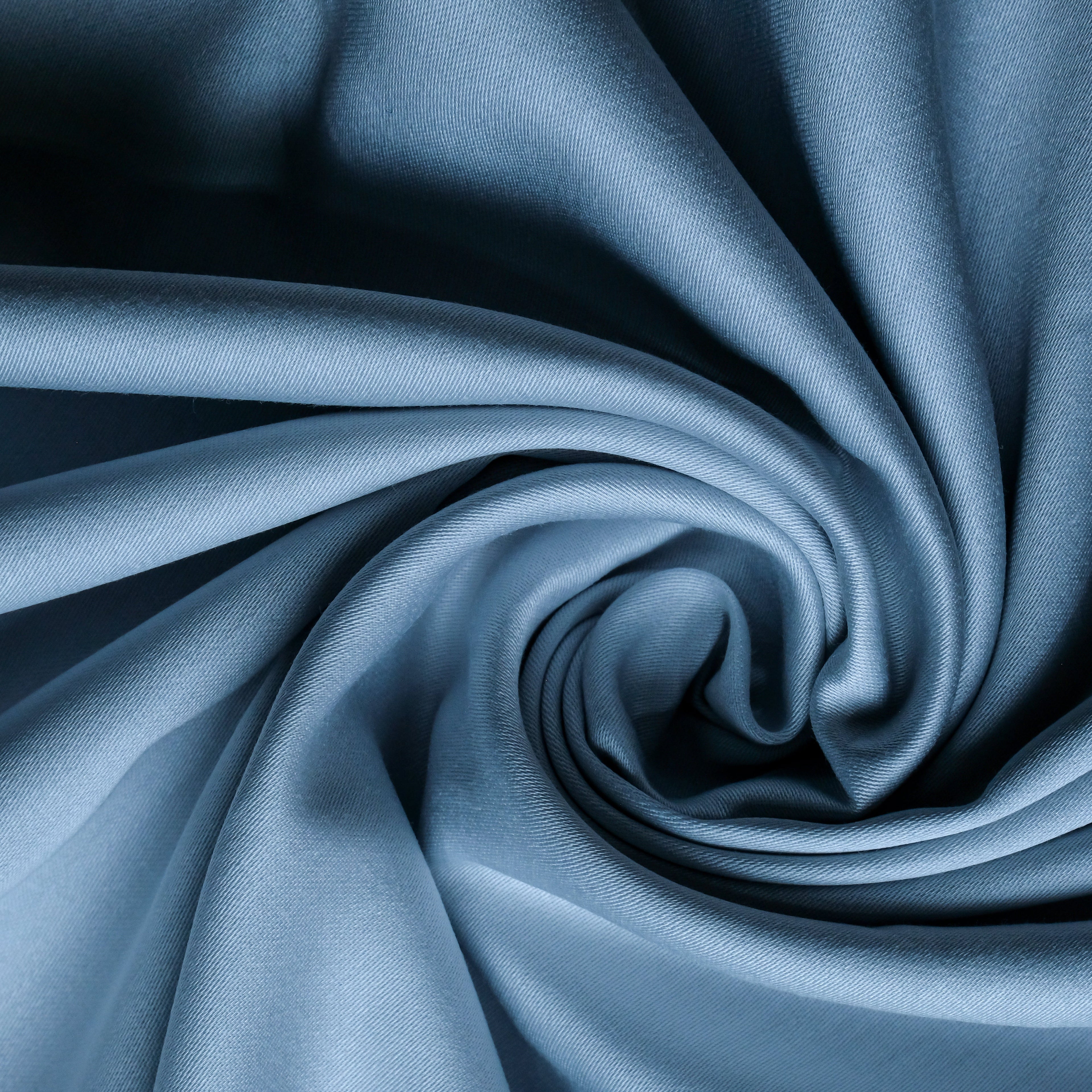 Steel Blue 100% Pure Egyptian Giza Cotton plain Fabric