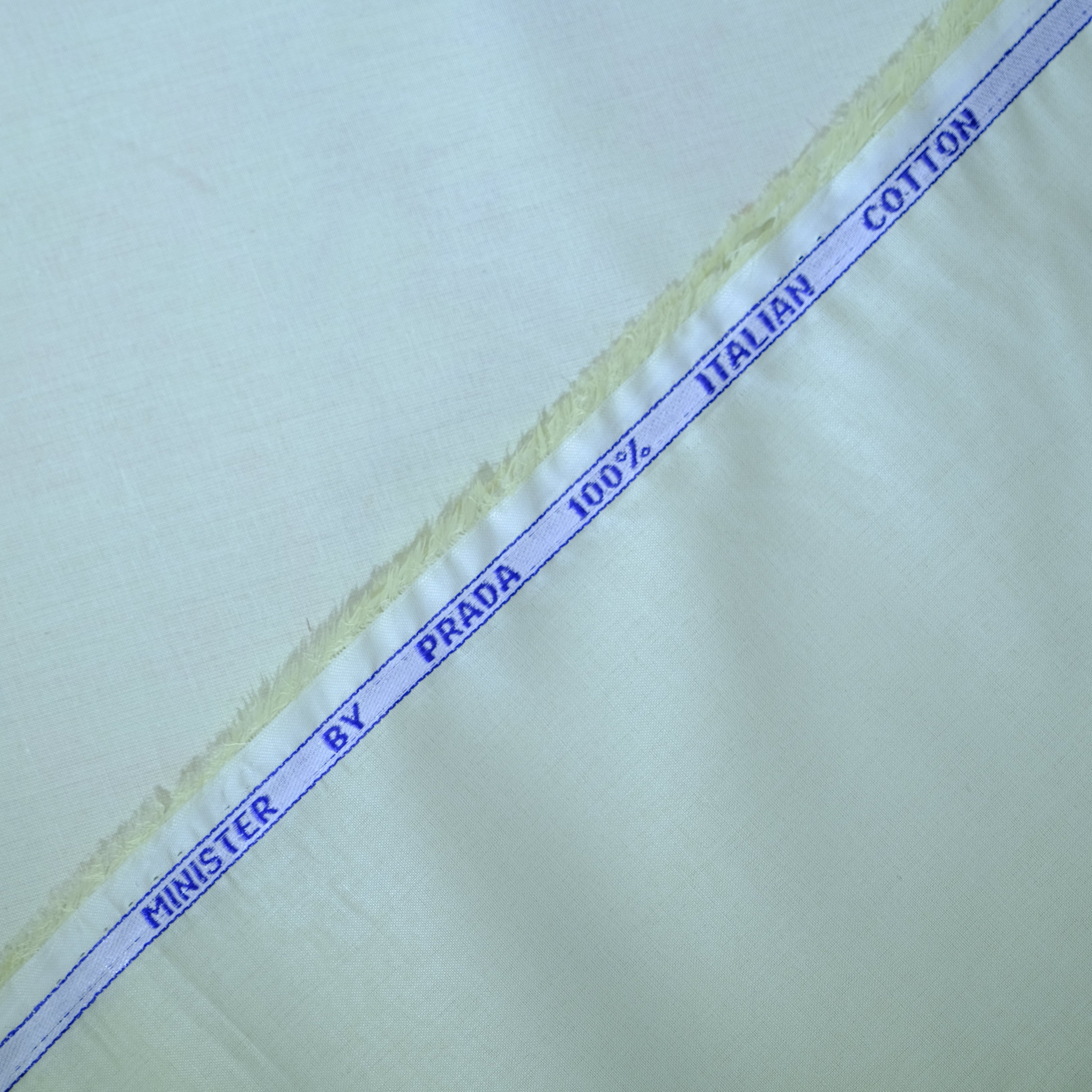 Light Pastel Green 100% Pure Paper Cotton, Minister Look.