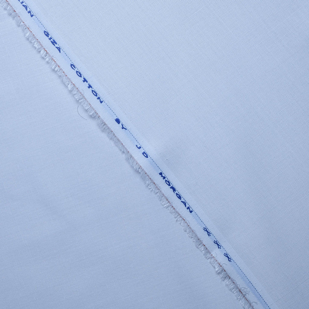 White 100% Pure Egyptian FilaFil Cotton Plain Fabric