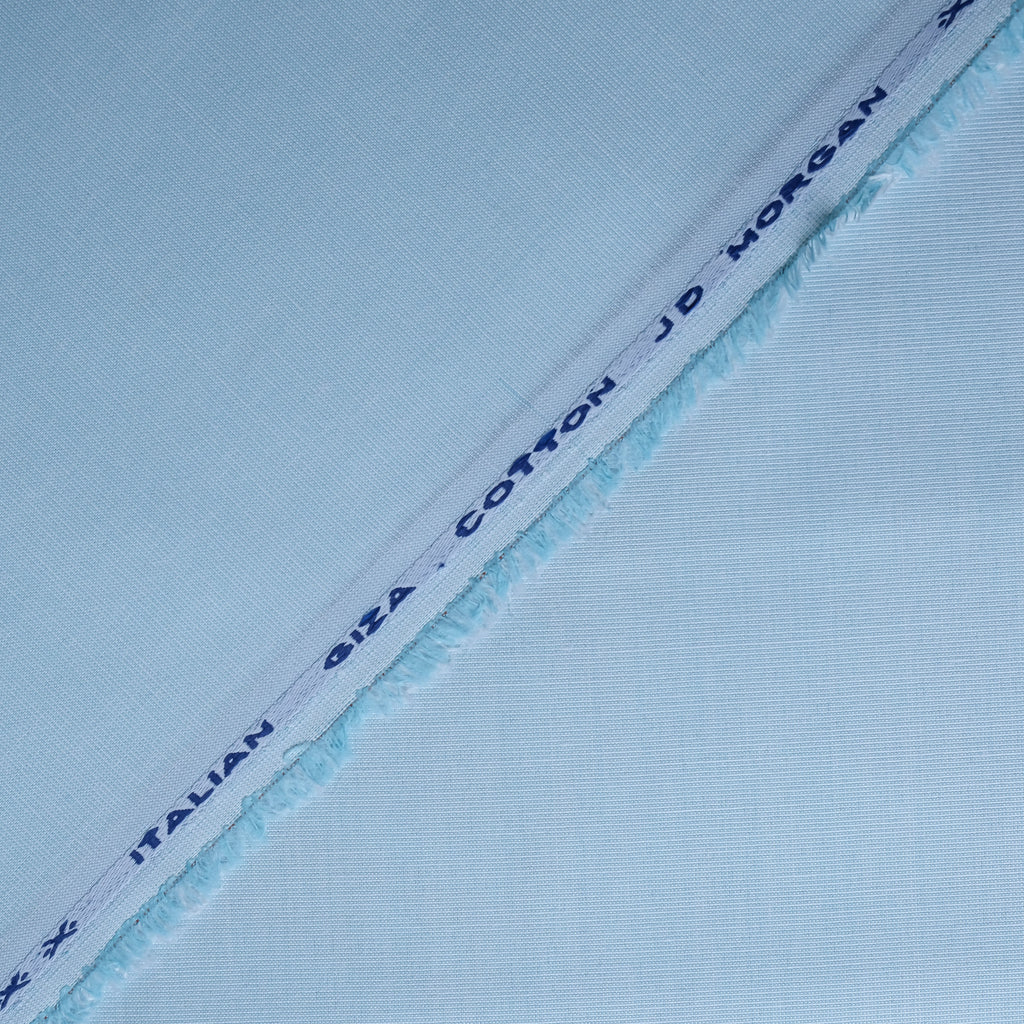 Light Sky blue 100% Egyptian Filafil Cotton Plain Fabric