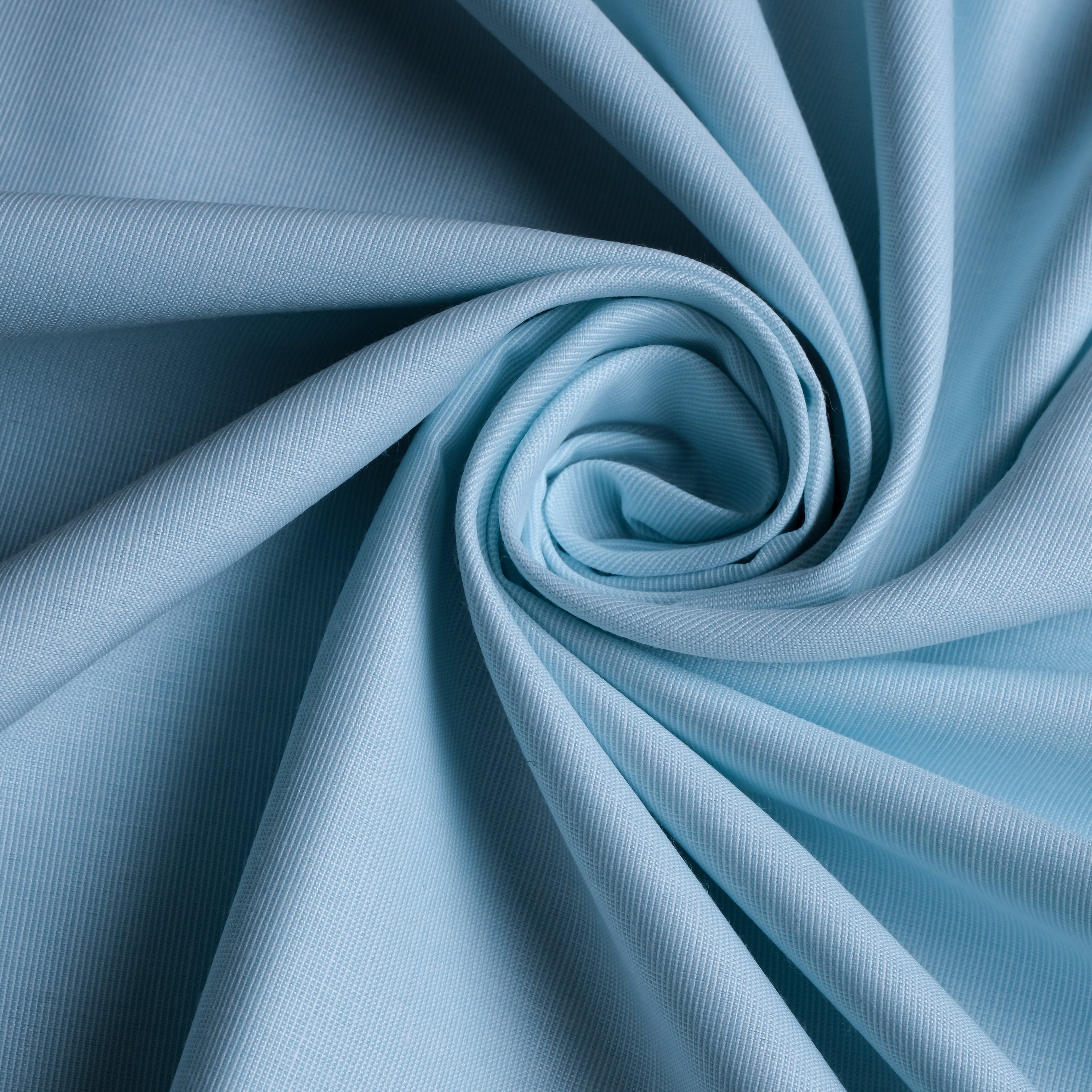 Light Sky blue 100% Egyptian Filafil Cotton Plain Fabric