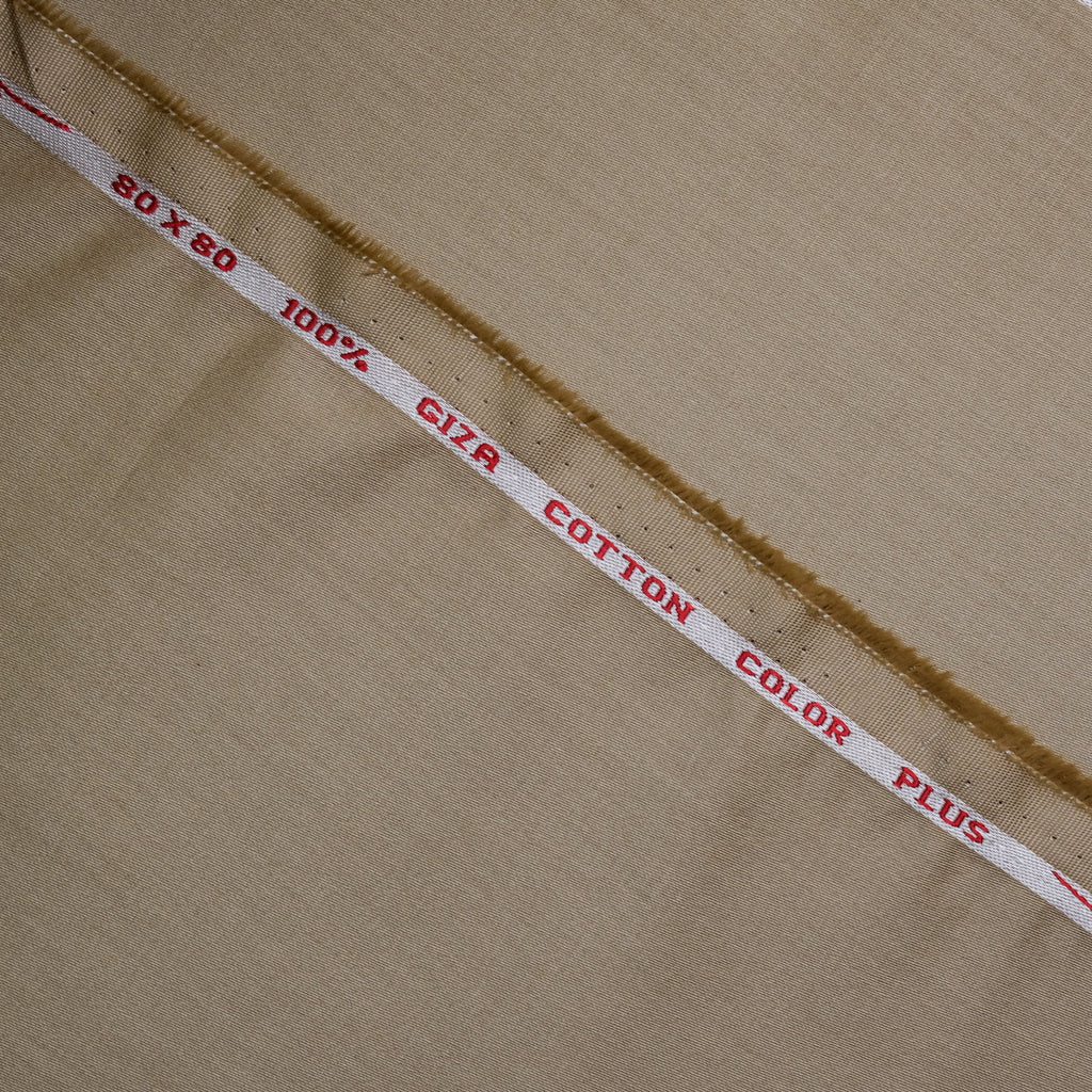 Dark Golden color 100% Egyptian Giza Cotton Fabric