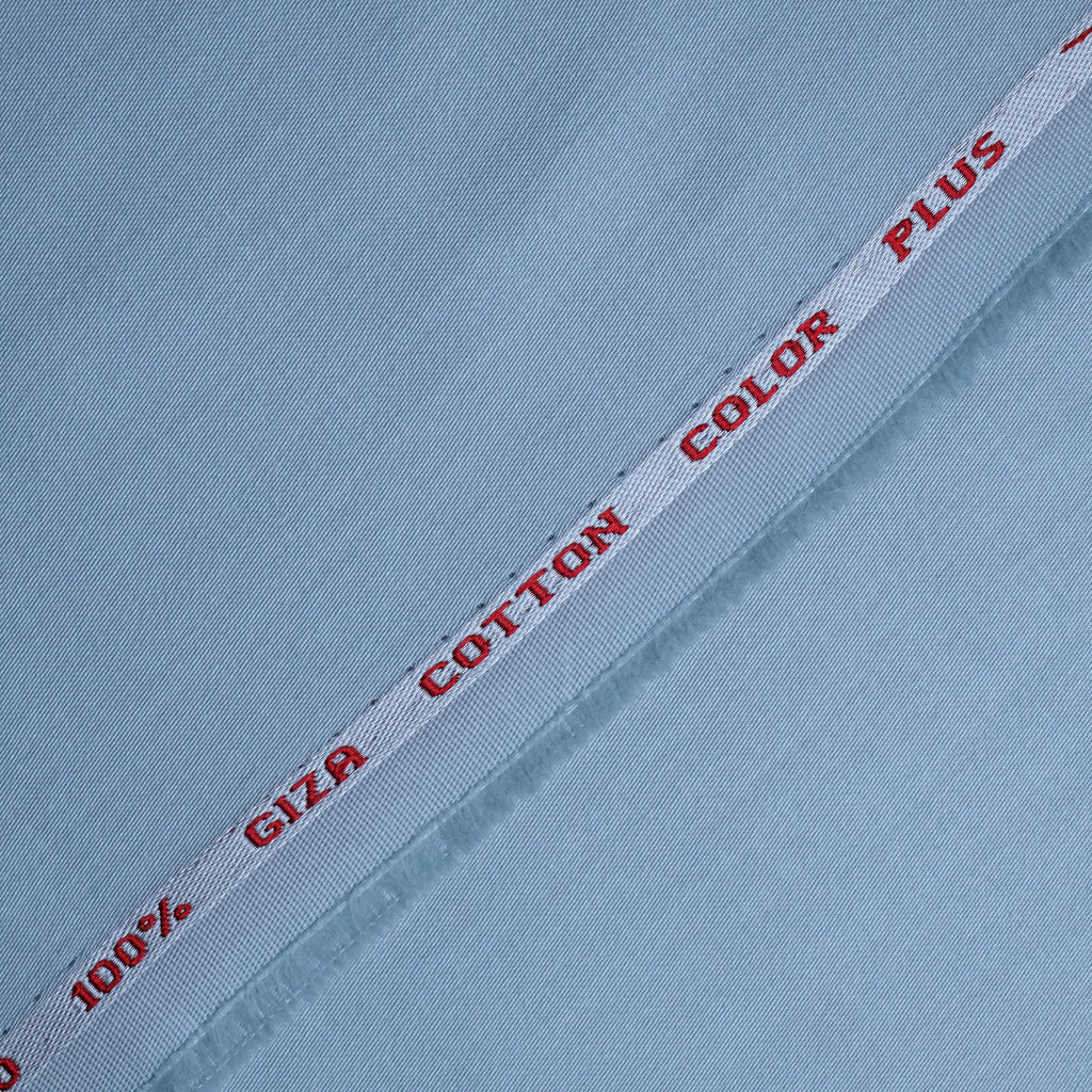 Steel Blue 100% Pure Egyptian Giza Cotton plain Fabric