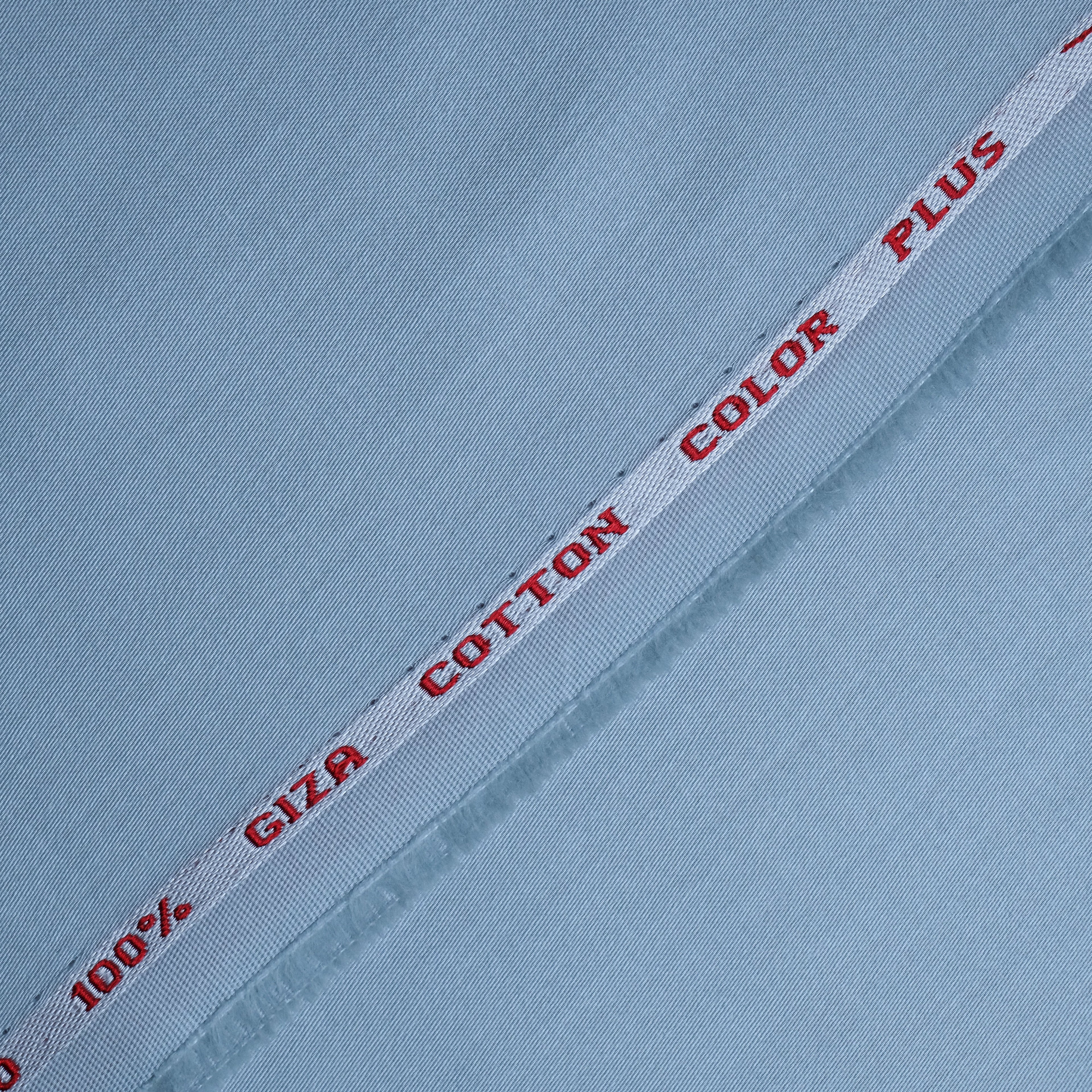 Steel Blue 100% Pure Egyptian Giza Cotton plain Fabric
