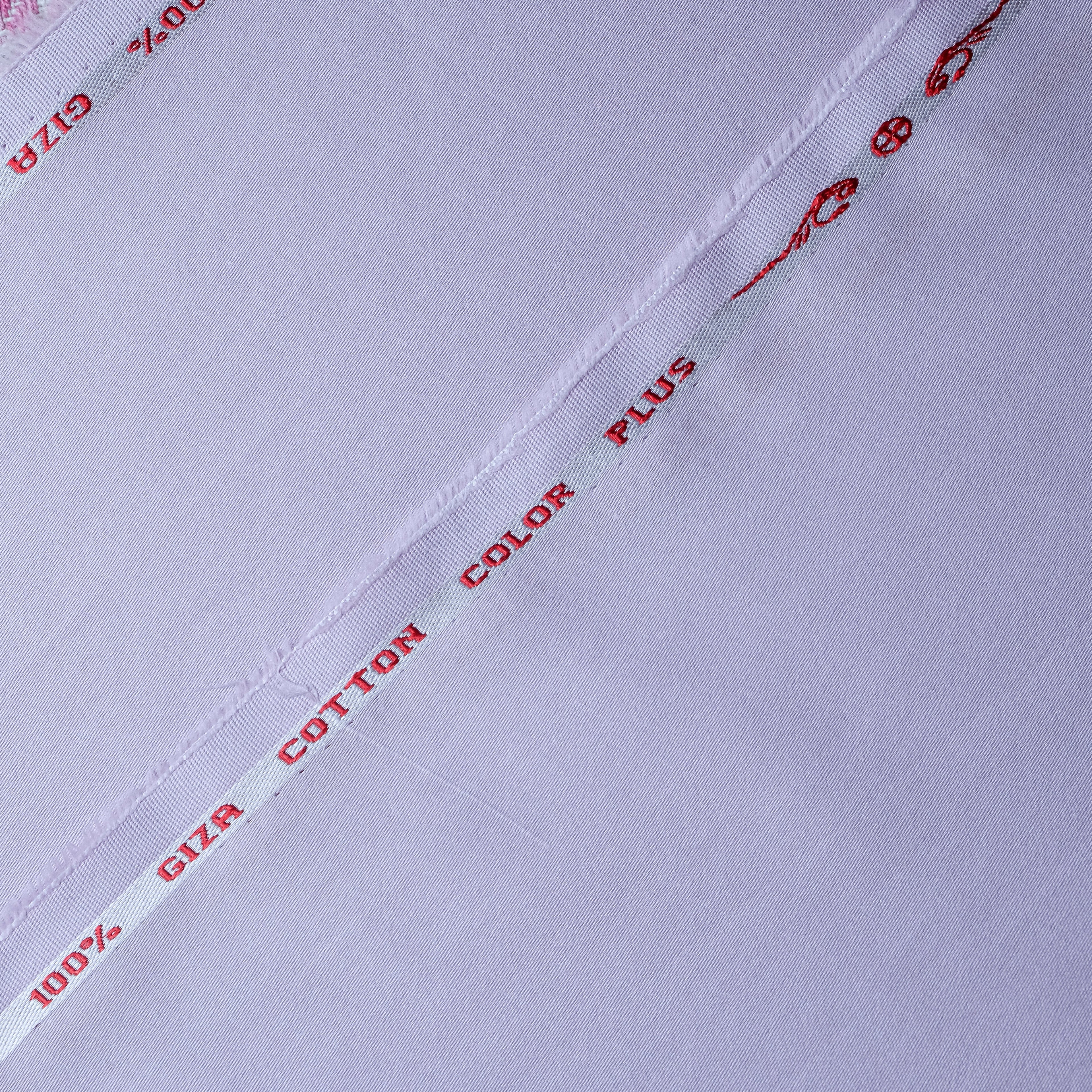 Light Purple 100% Pure Egyptian Giza Cotton Plain Fabric