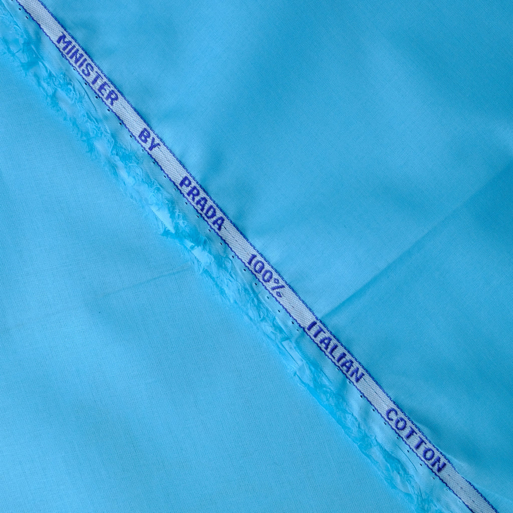 Sky Blue 100% Paper Cotton minister look