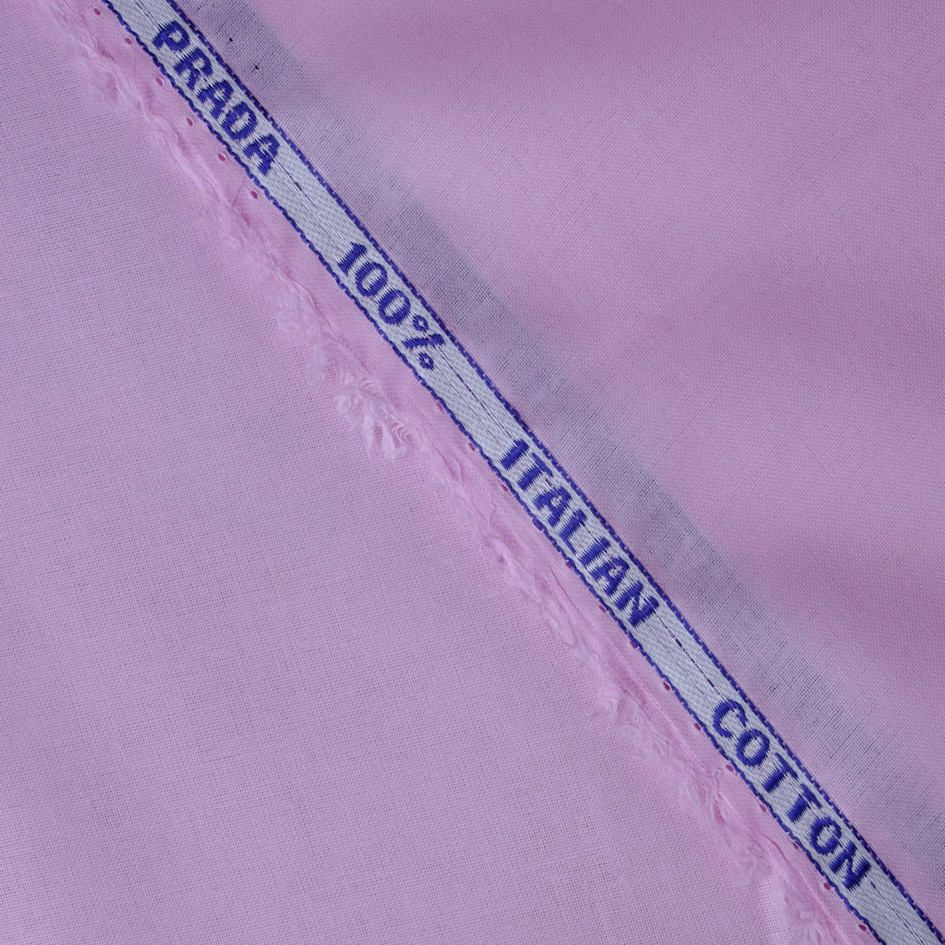 Pink 100% Pure Egyptian Paper Cotton Plain Fabric