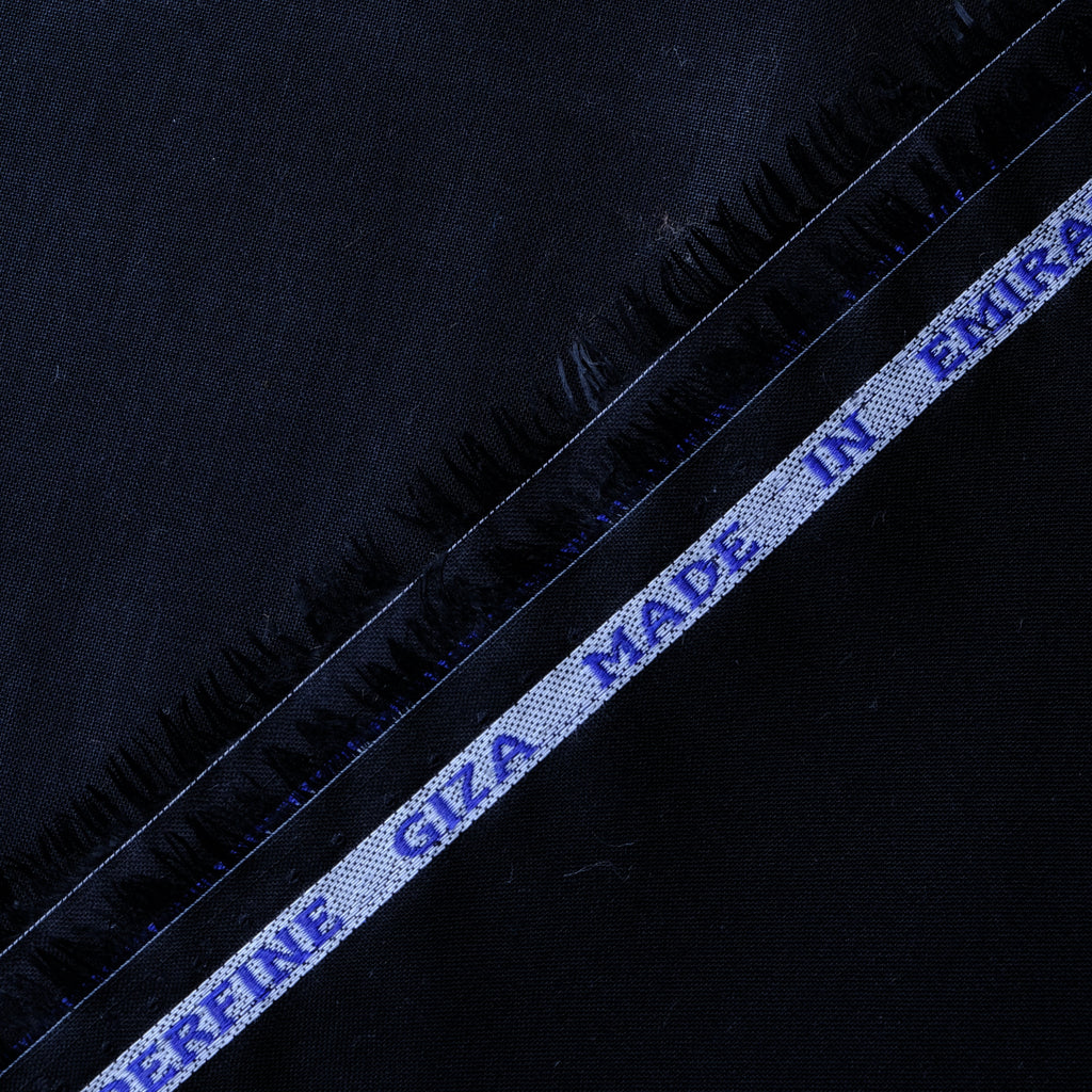 Navy Blue Pure 100% Paper Cotton, Minister Look.