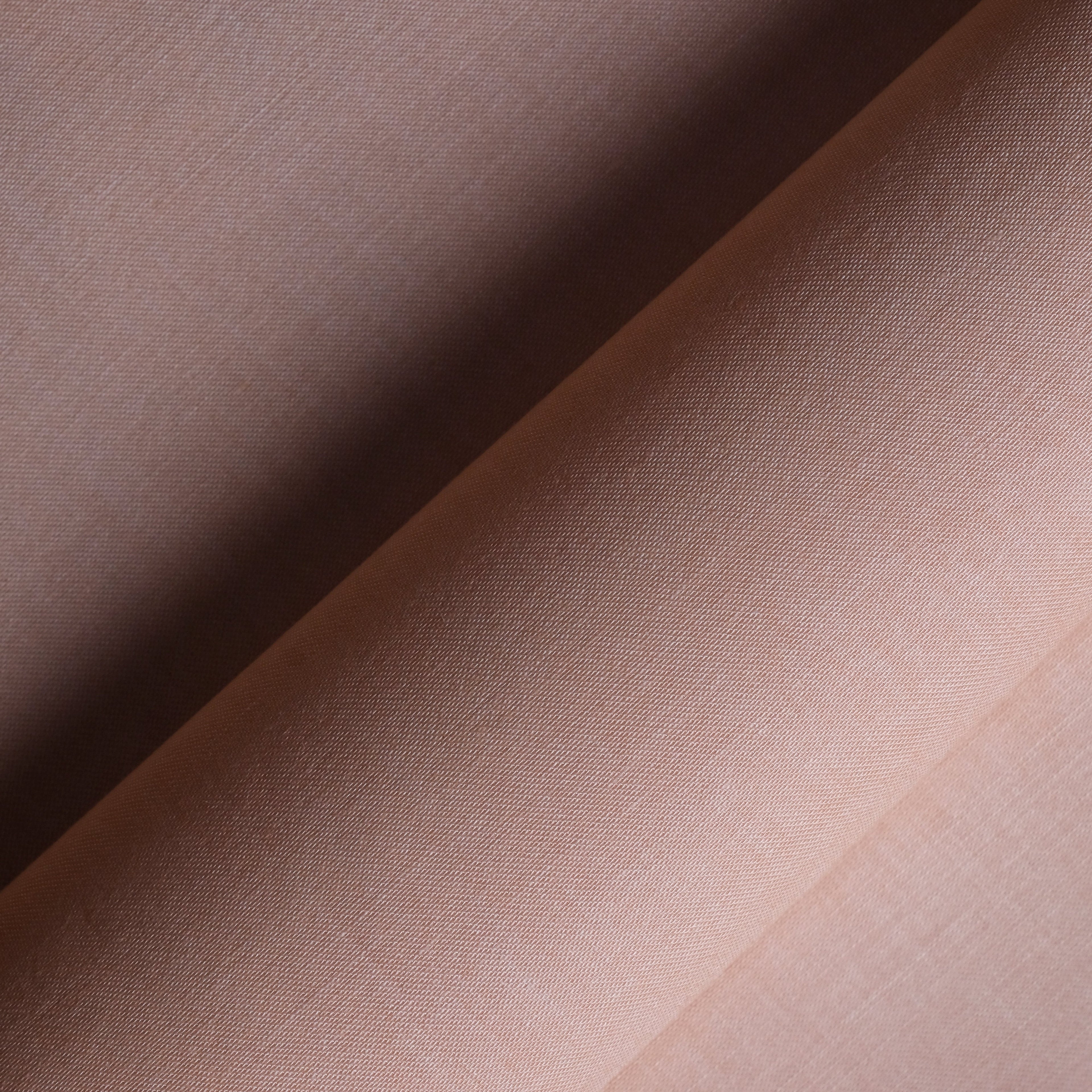 Peach 100% Pure Egyptian Giza Cotton Plain Fabric